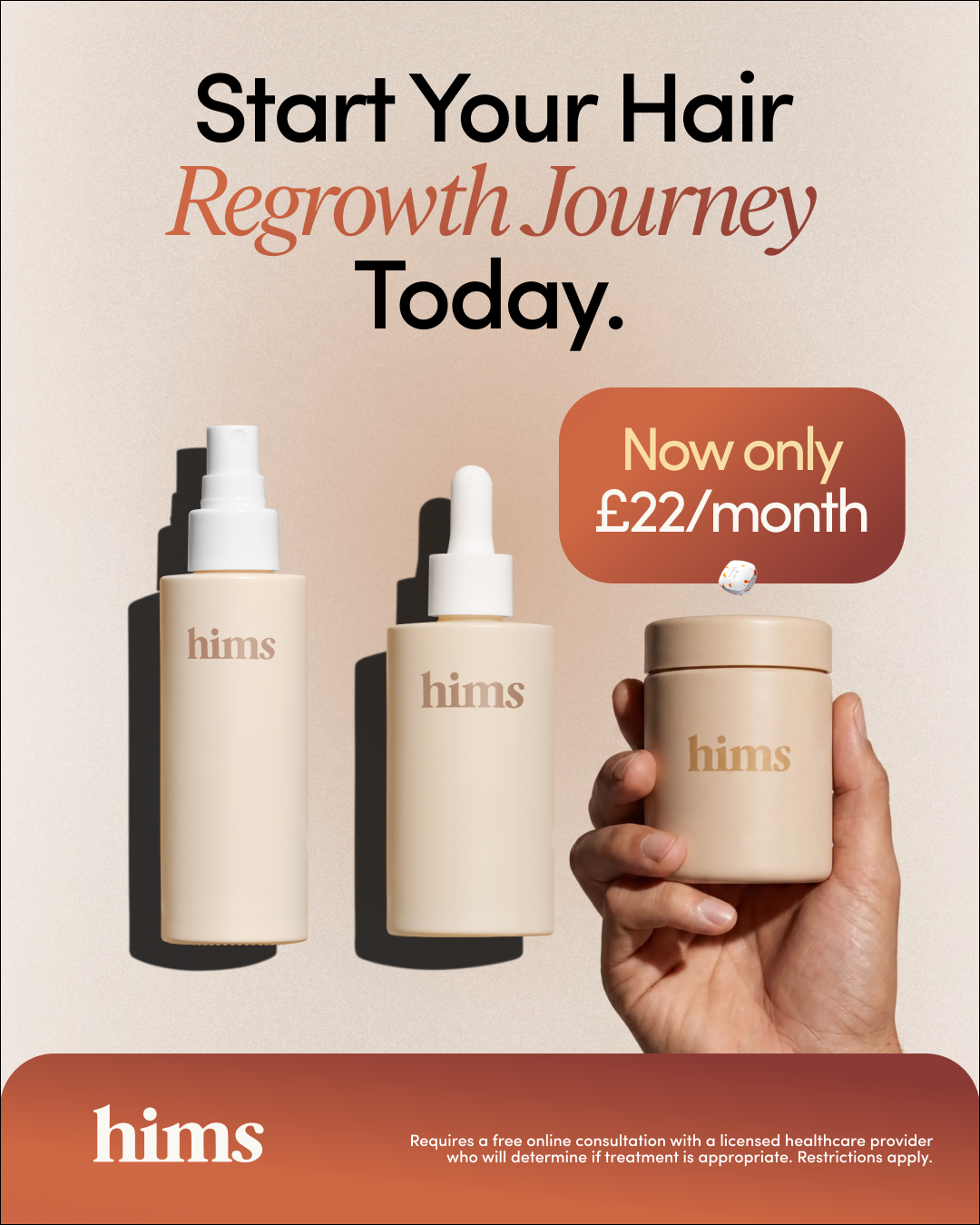 hims Facebook ad