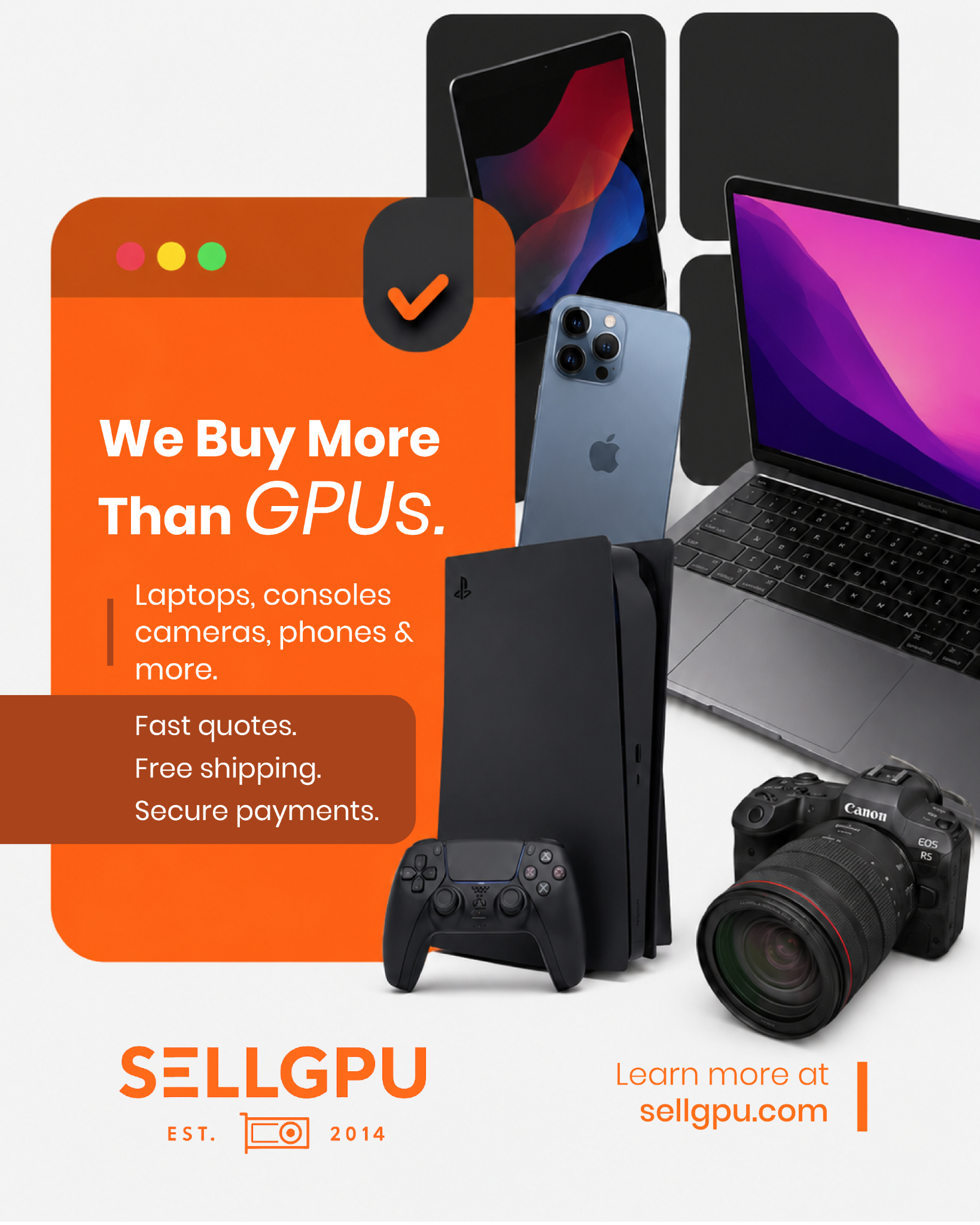 SellGPU.com Facebook ad