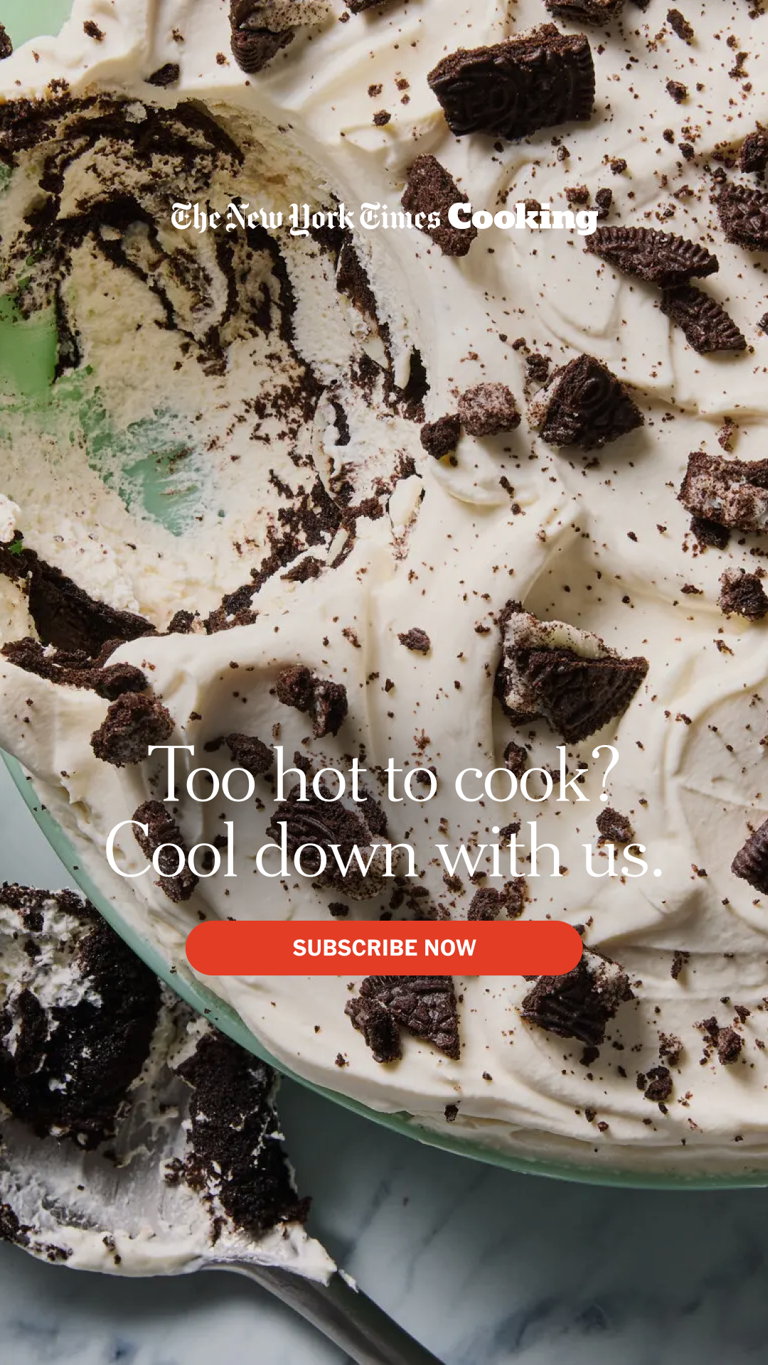 NYT Cooking Facebook ad