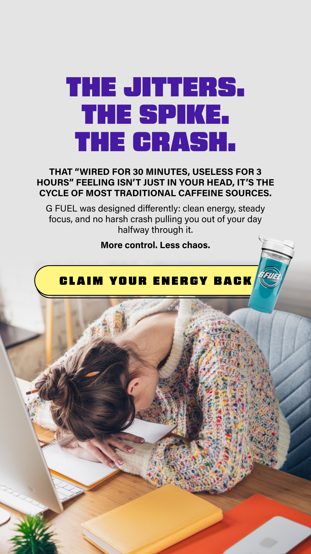 G FUEL Facebook ad