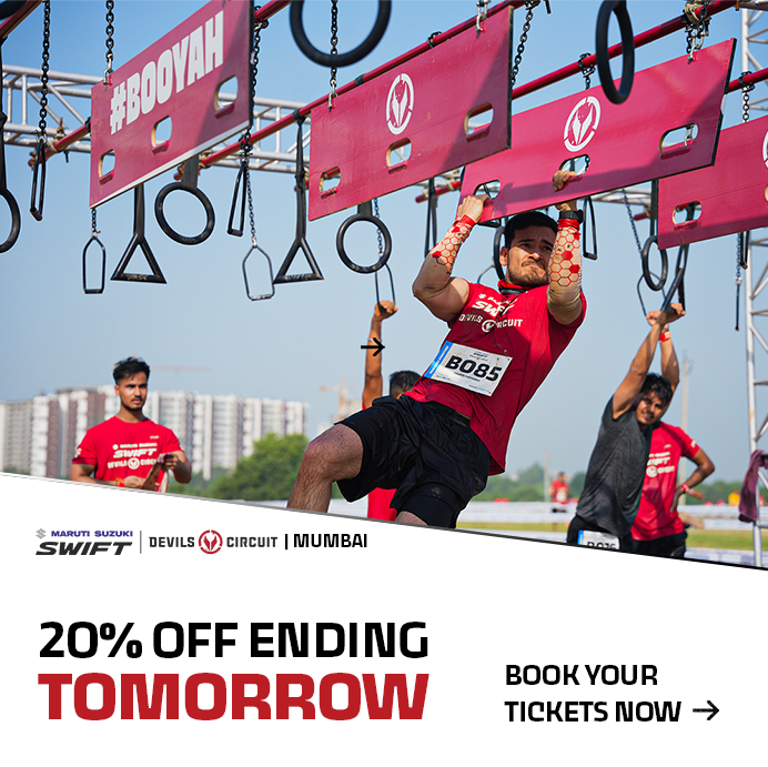 Devils Circuit Facebook ad: 20% Offer Ends Tomorrow | Book Now