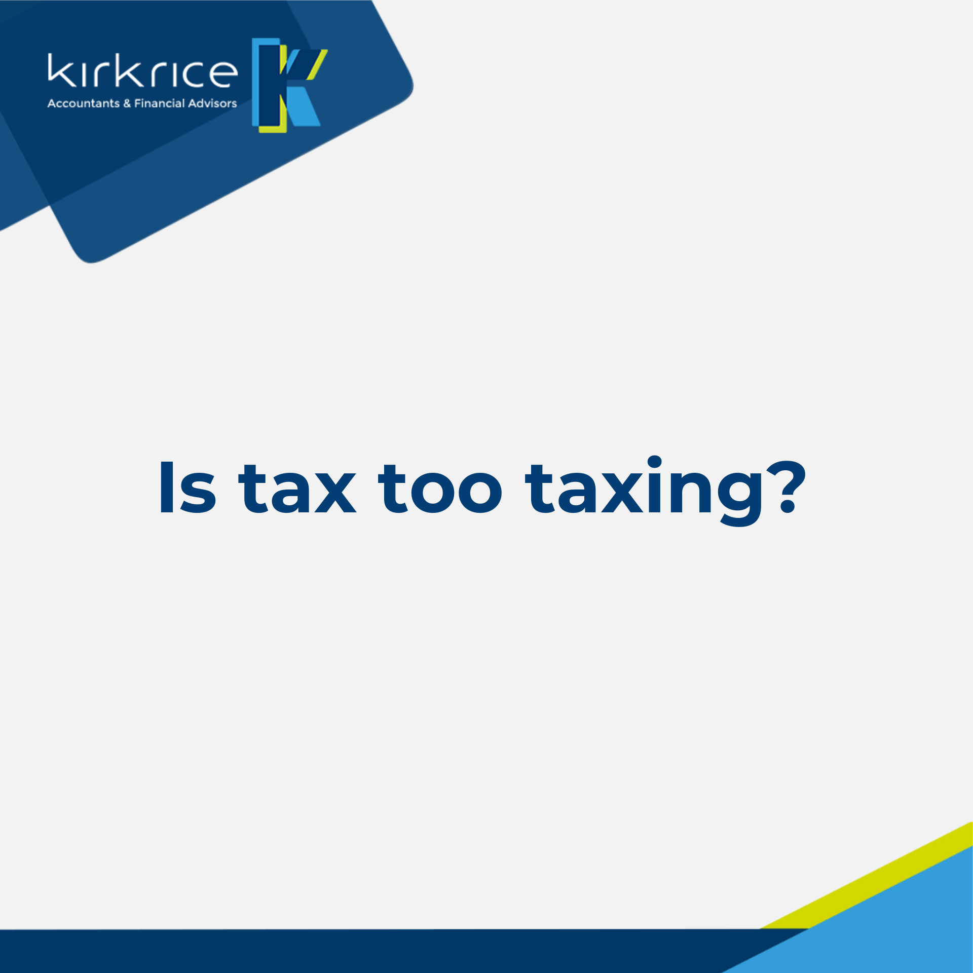 Kirk Rice LLP Facebook ad