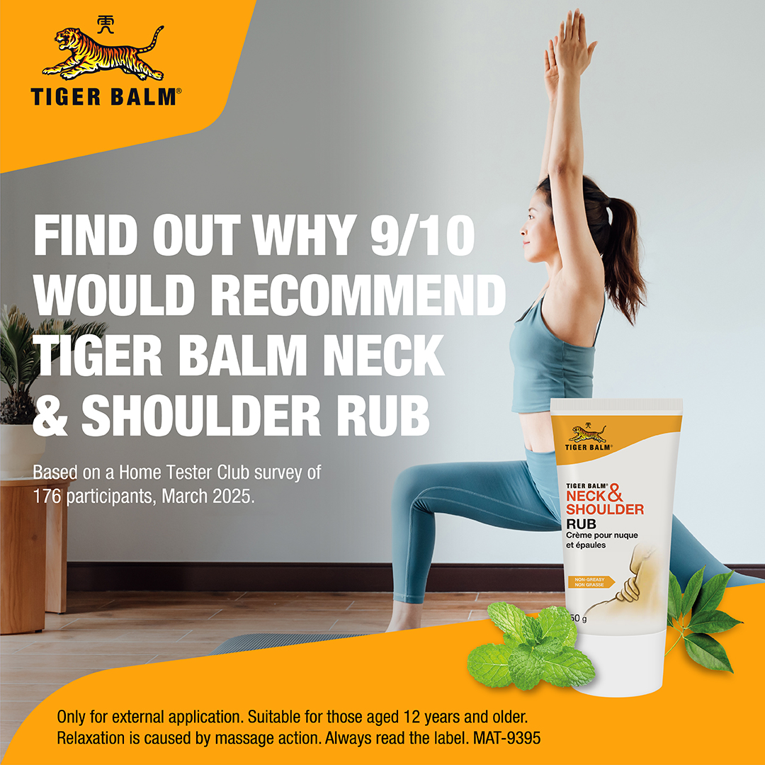 Tiger Balm UK Facebook ad