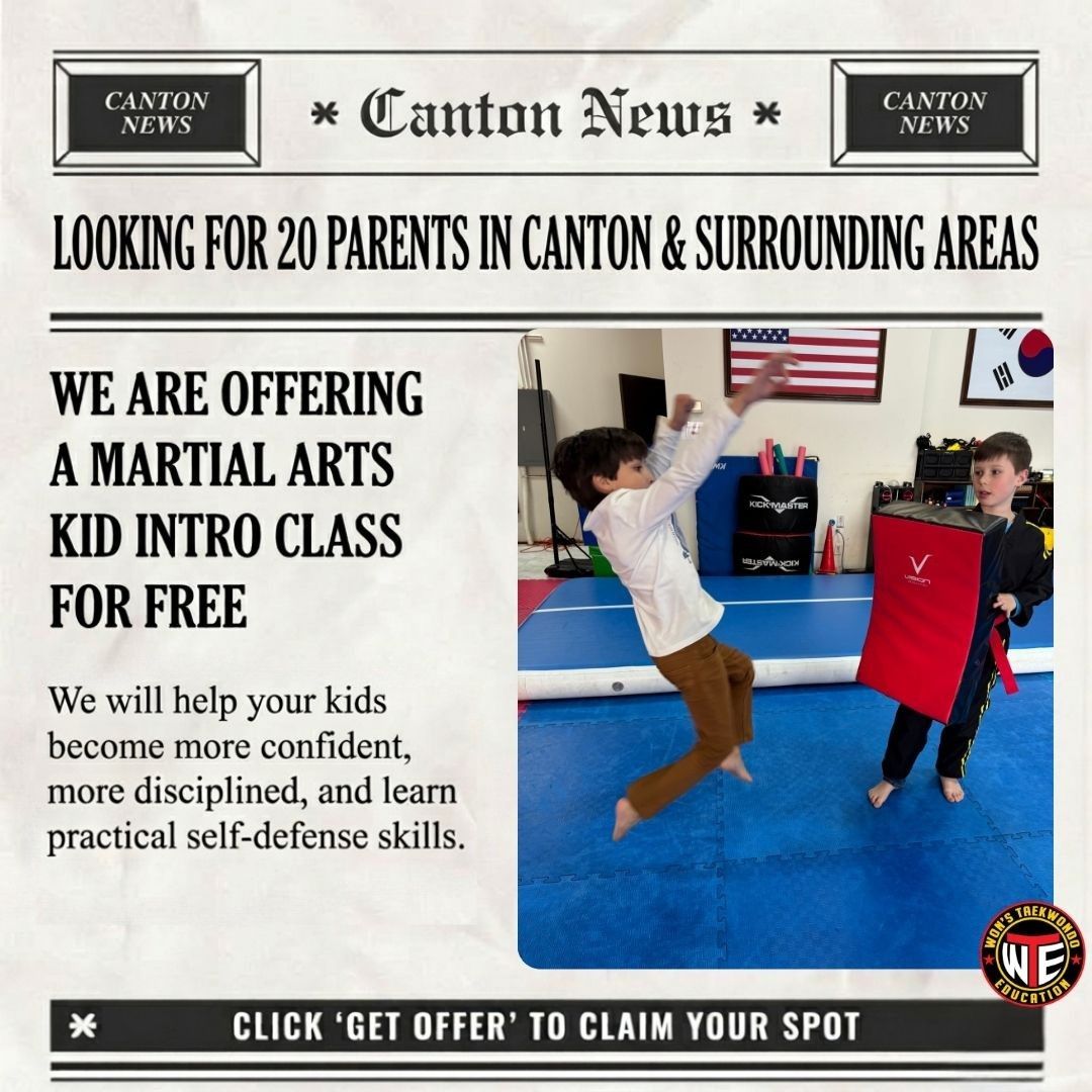 Won’s Taekwondo Education Facebook ad