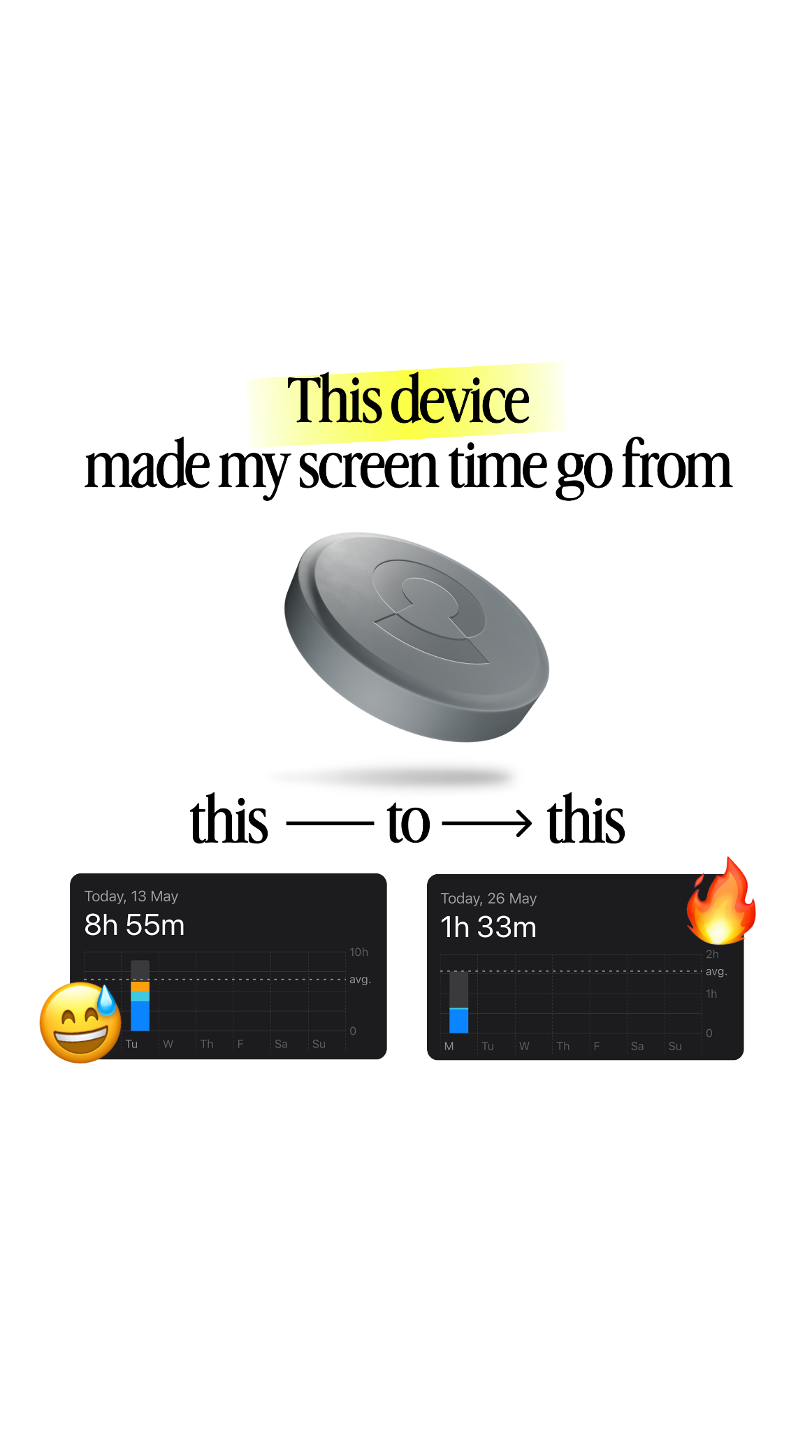 NowLocked - Less Screen Time Facebook ad
