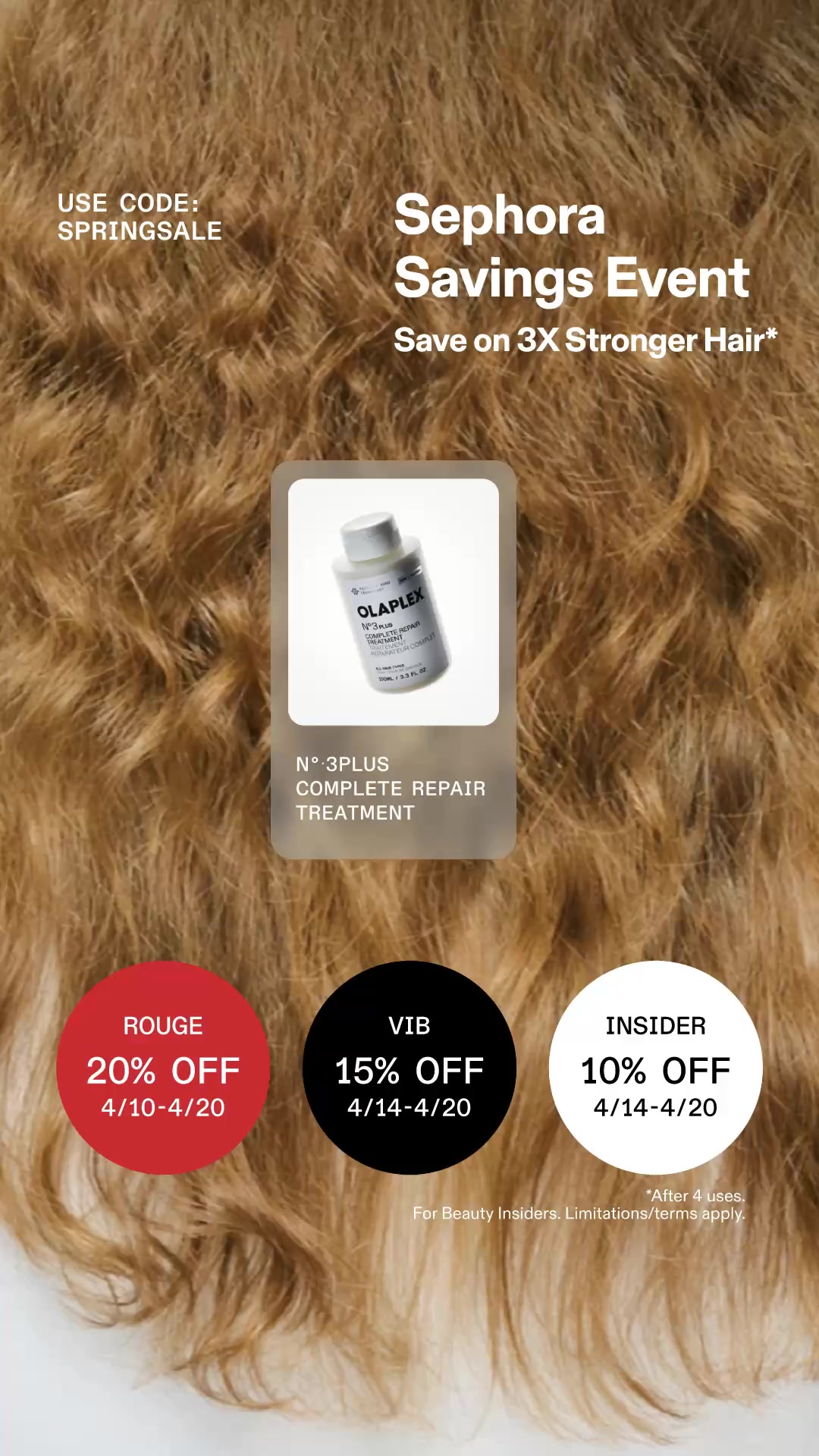 Olaplex Facebook ad