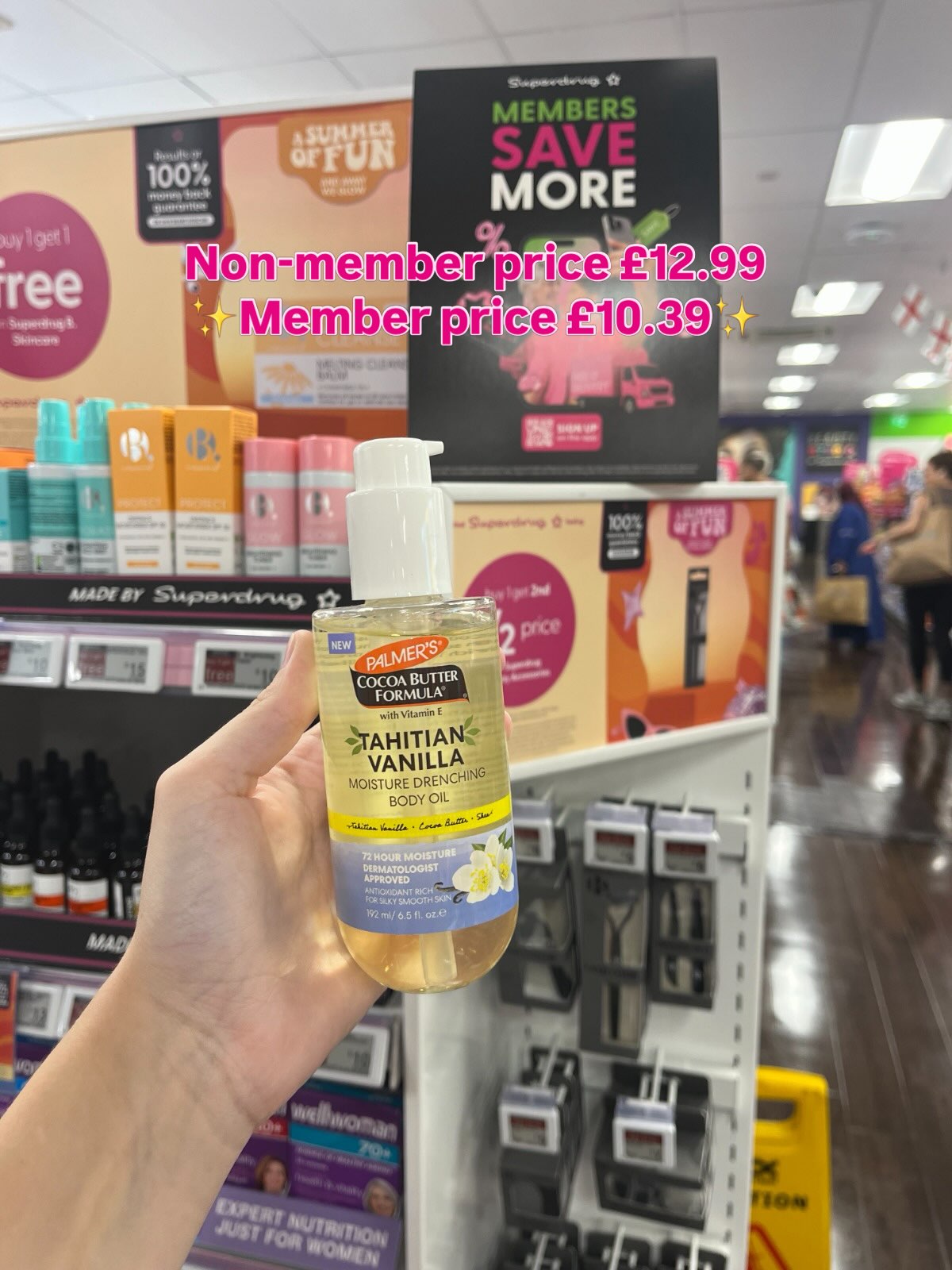 Superdrug Facebook ad