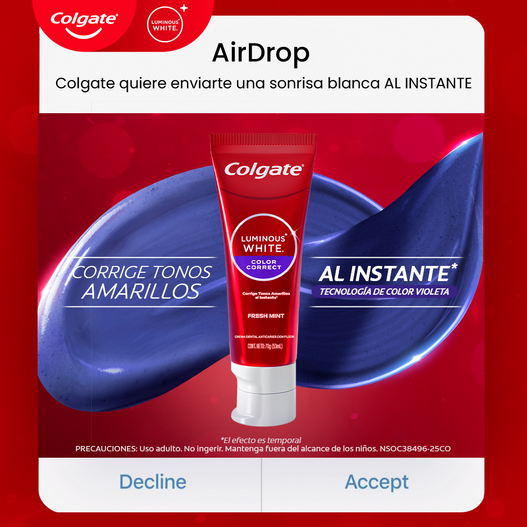 Colgate Latinoamérica Facebook ad
