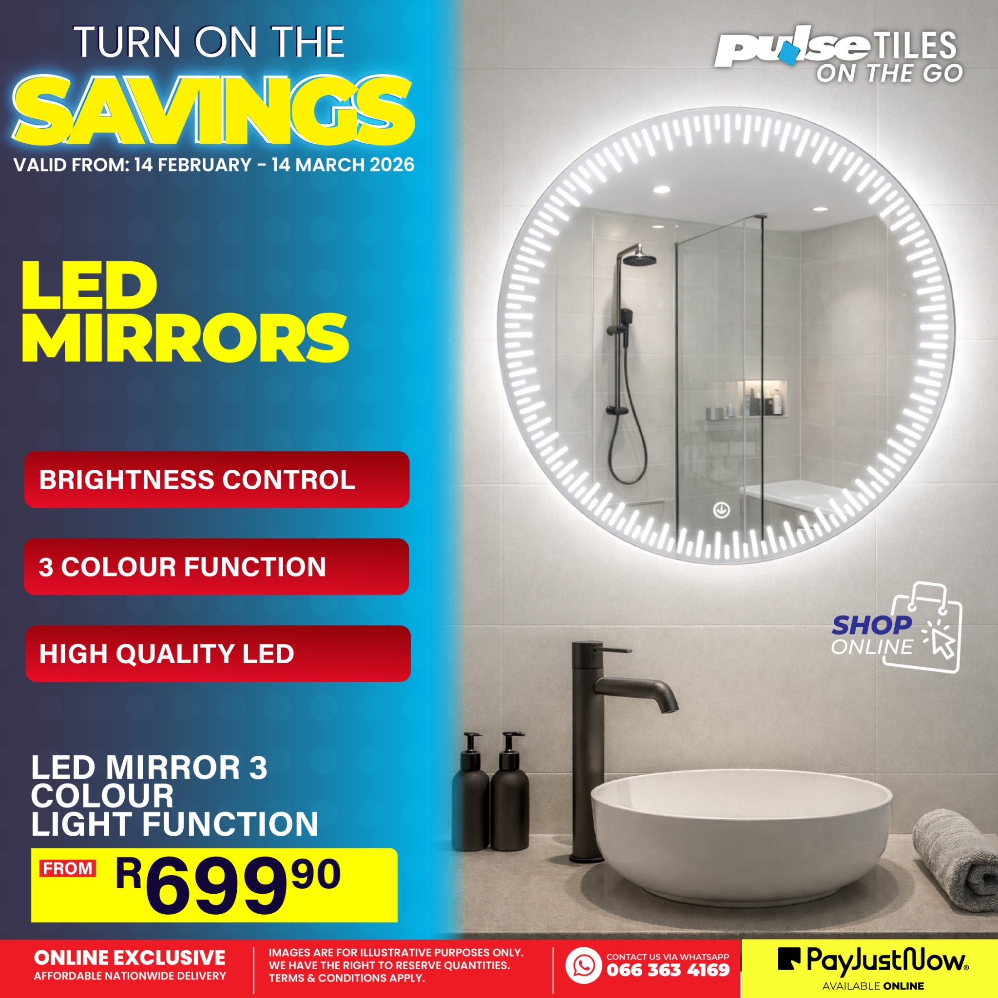 Pulse Tiles & Sanware Facebook ad