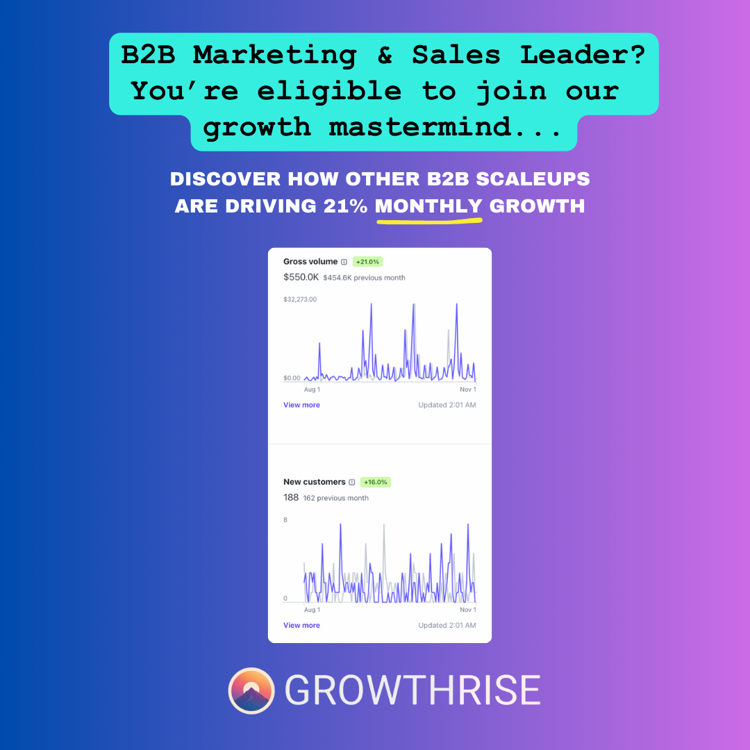 GrowthRise Facebook ad