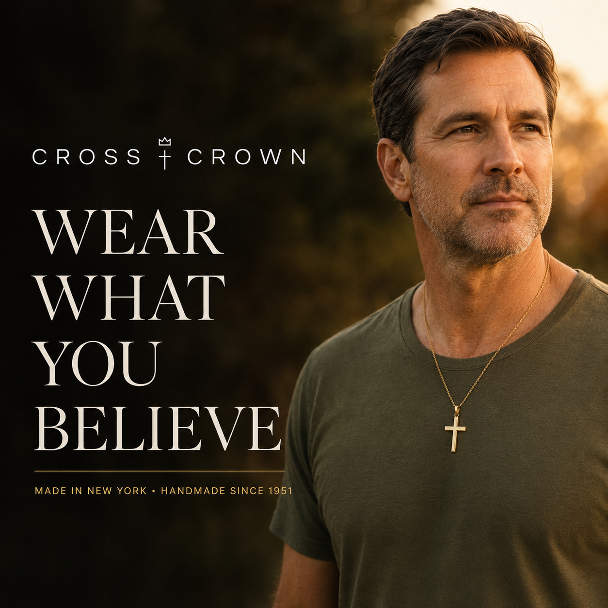 Shop Cross Crown Facebook ad: Buy It Once, Wear It Forever