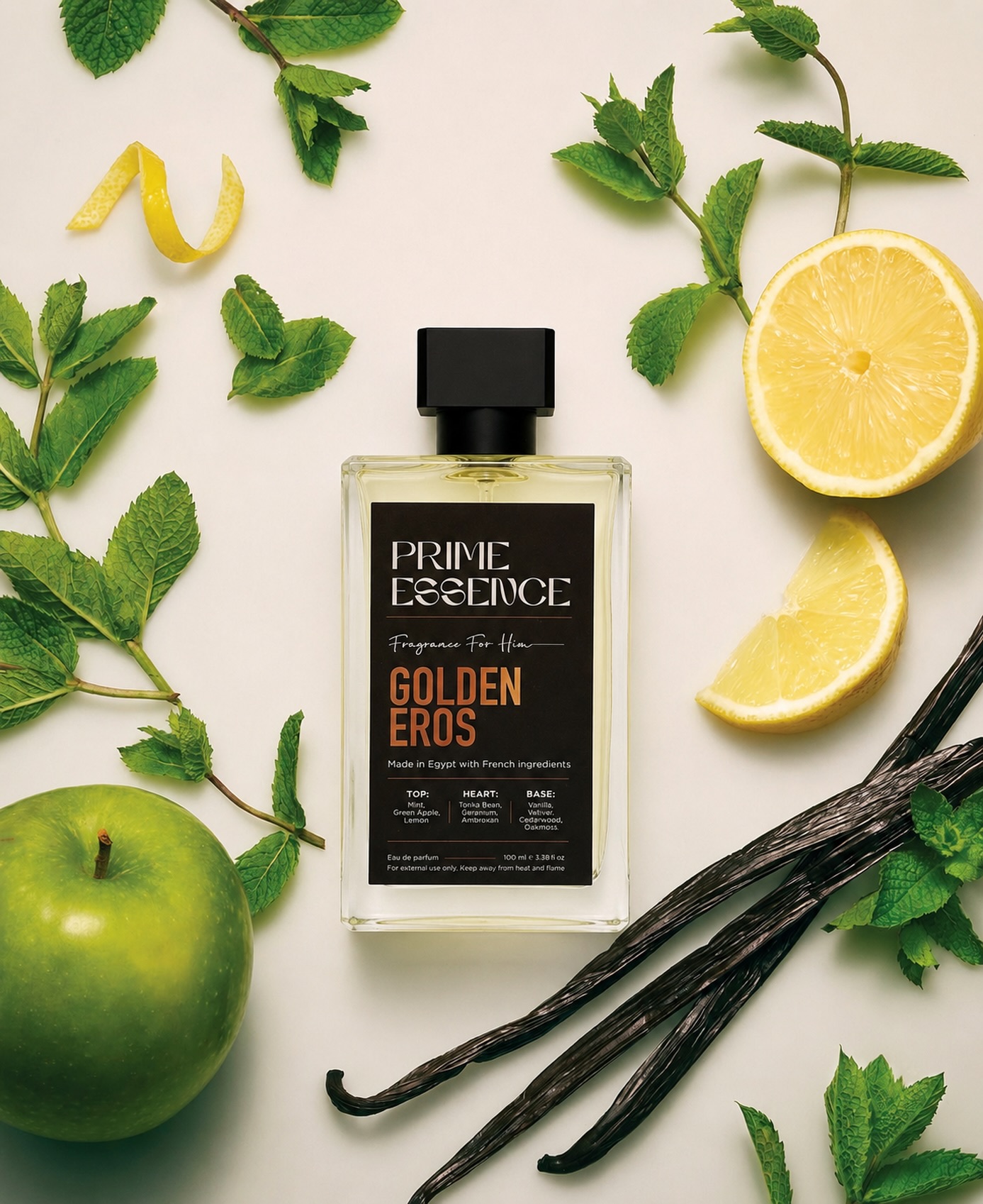 Prime Essence Facebook ad: Fresh. Clean. Addictive.