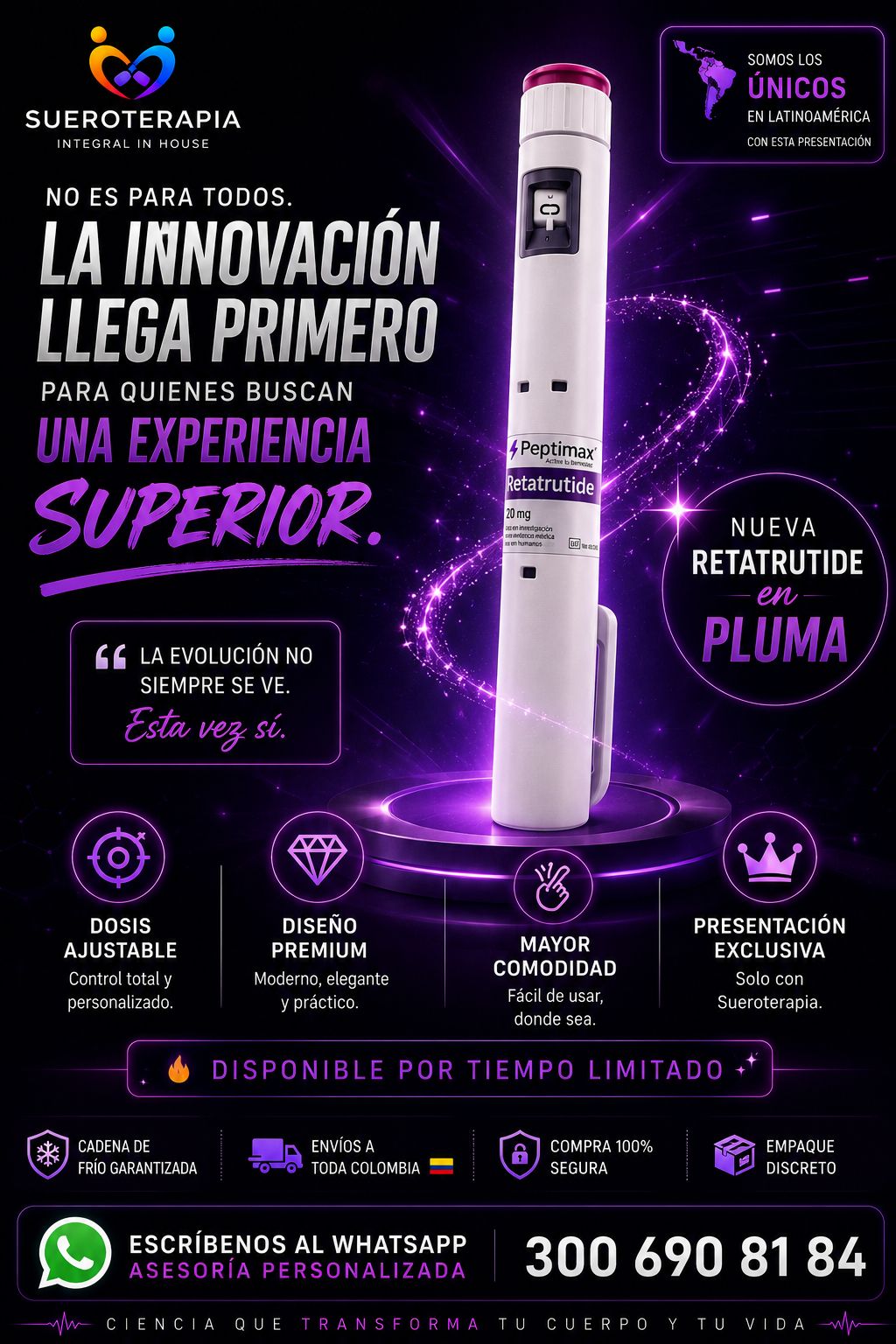 Sueroterapia Integral In House Facebook ad: Chatea con nosotros