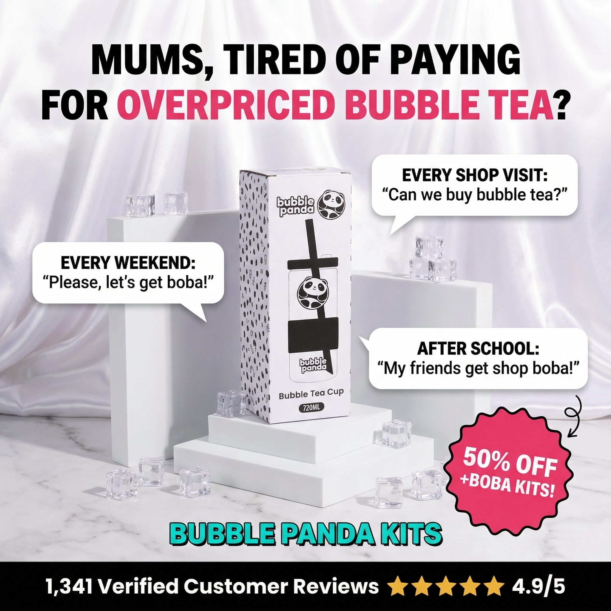 Bubble Panda Facebook ad