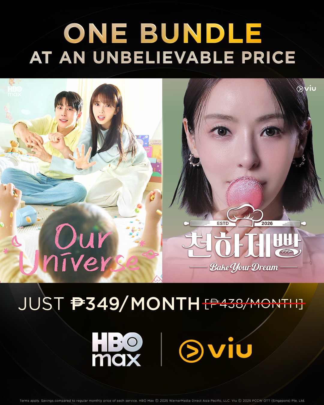 Viu Philippines Facebook ad: ONE BUNDLE AT AN UNBELIEVABLE PRICE