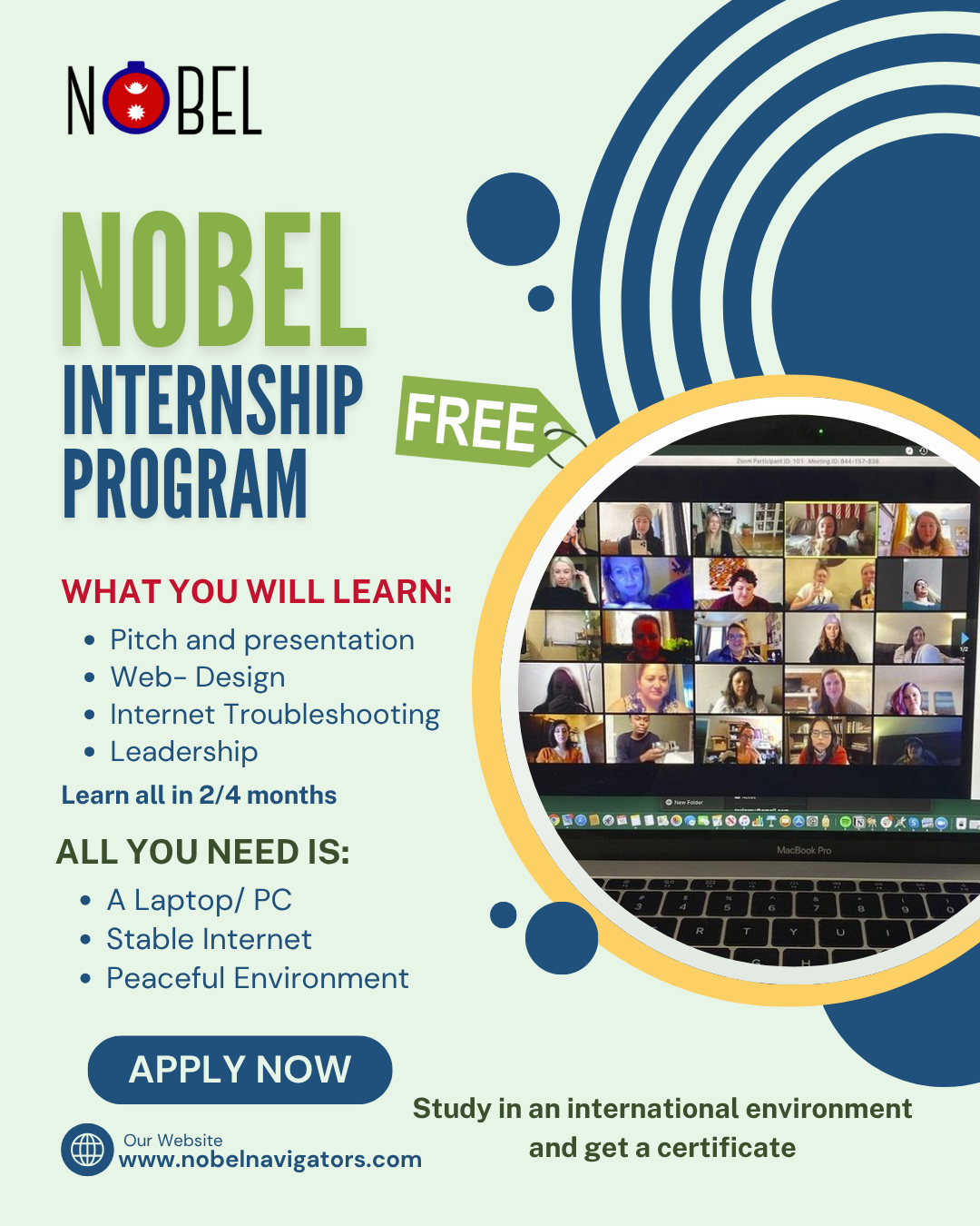 Nobel Ambassadors Nepal Facebook ad