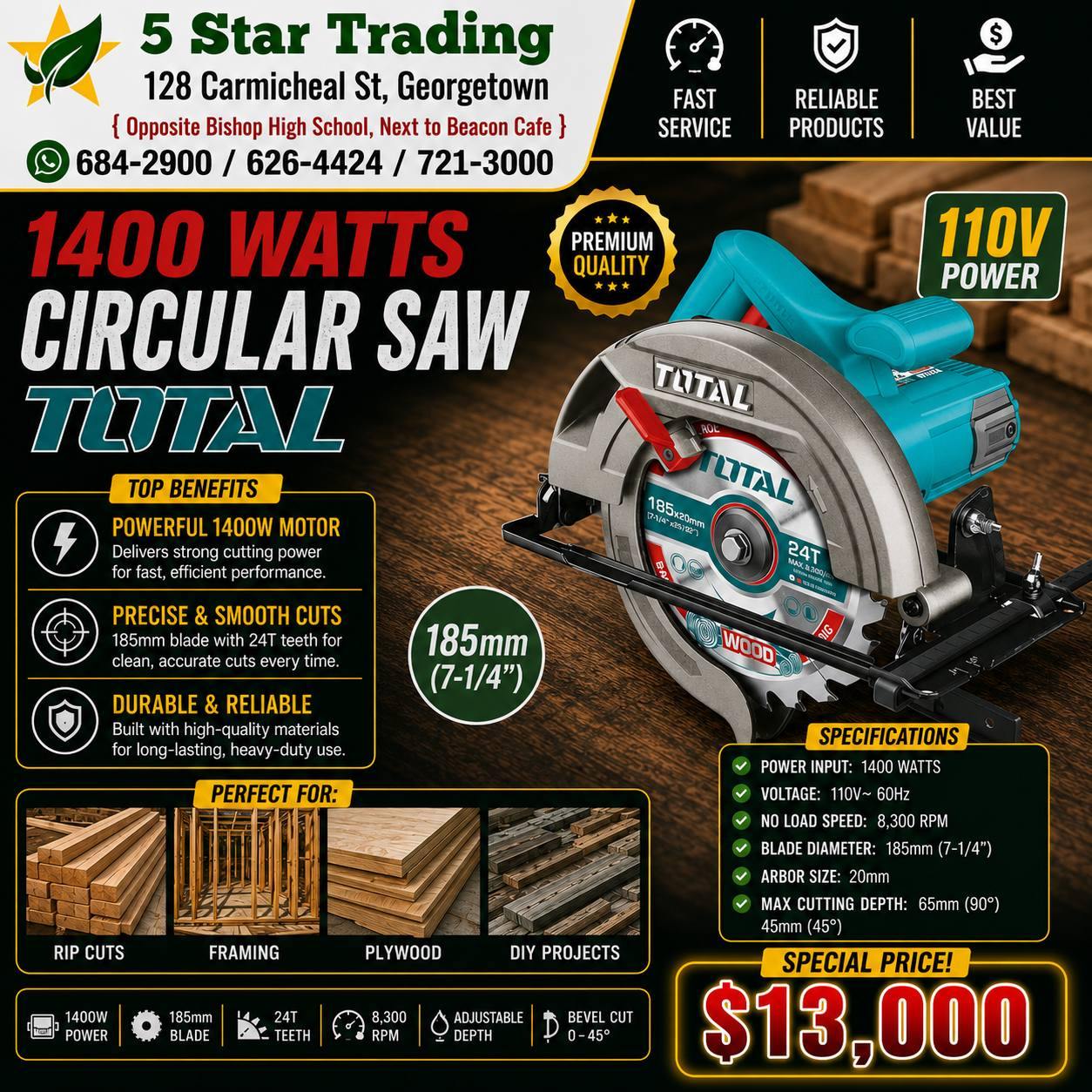 5 Star Trading Facebook ad: Now available in store!