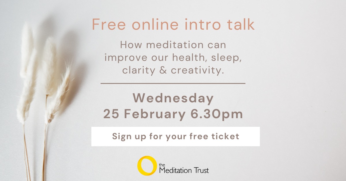 The Meditation Trust - Transcendental Meditation Facebook ad