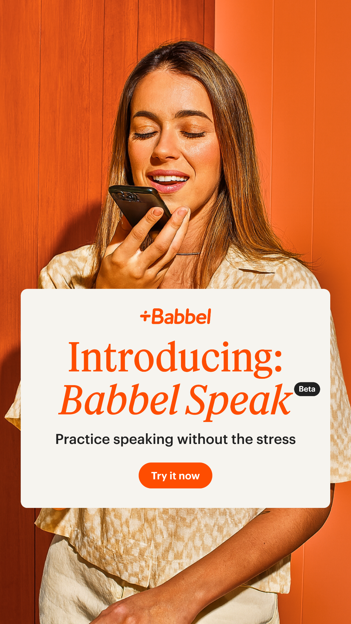 Babbel Facebook ad