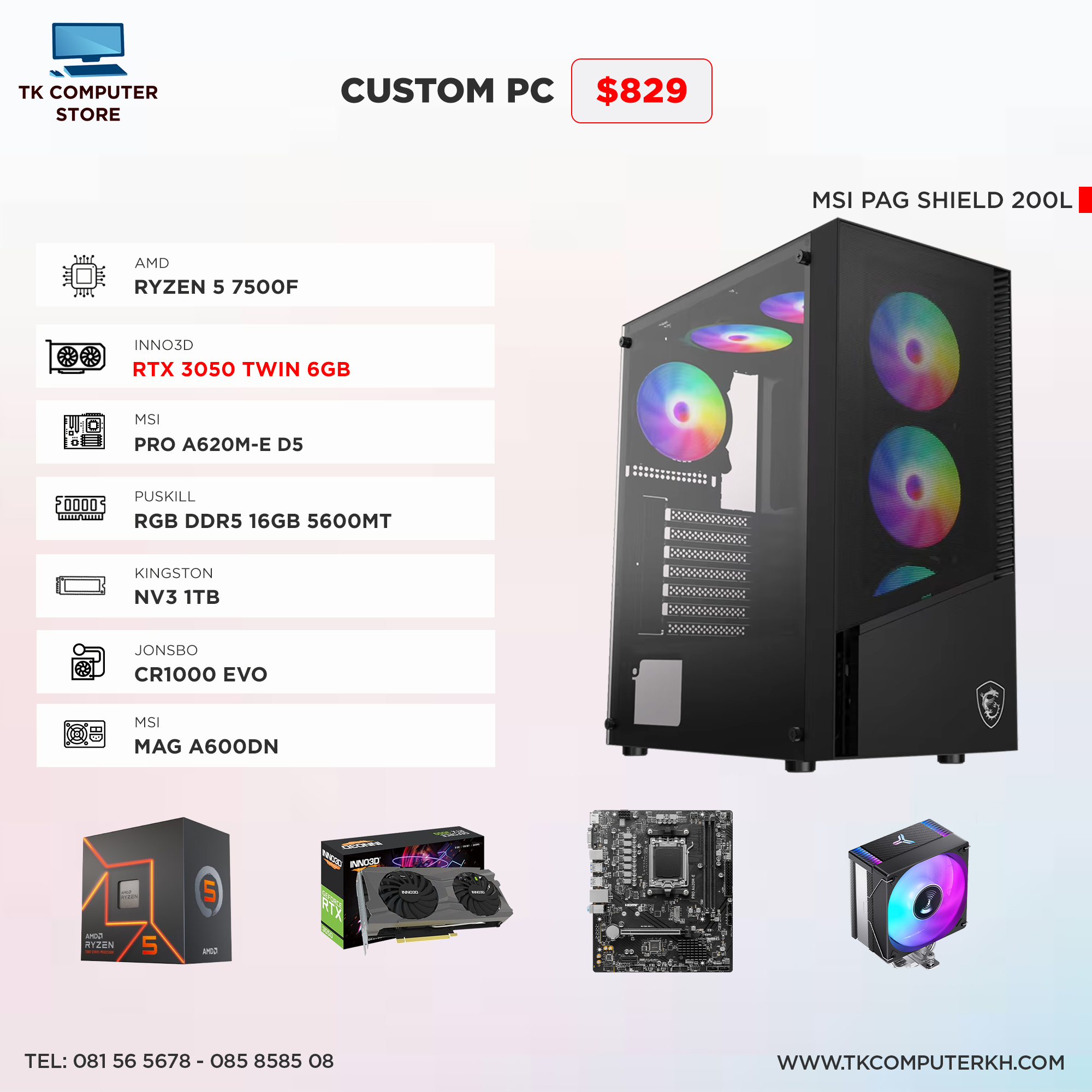 TK Computer Store Facebook ad
