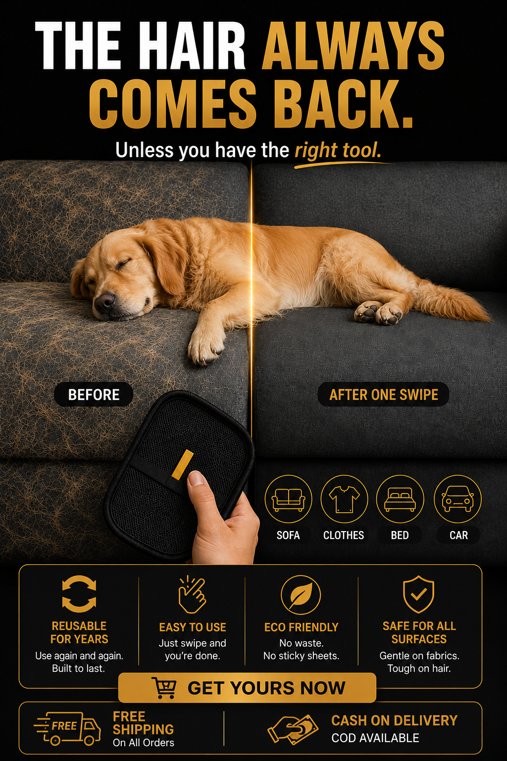 PawHaven Facebook ad: STOP CLEANING. START ENJOYING YOUR PET.