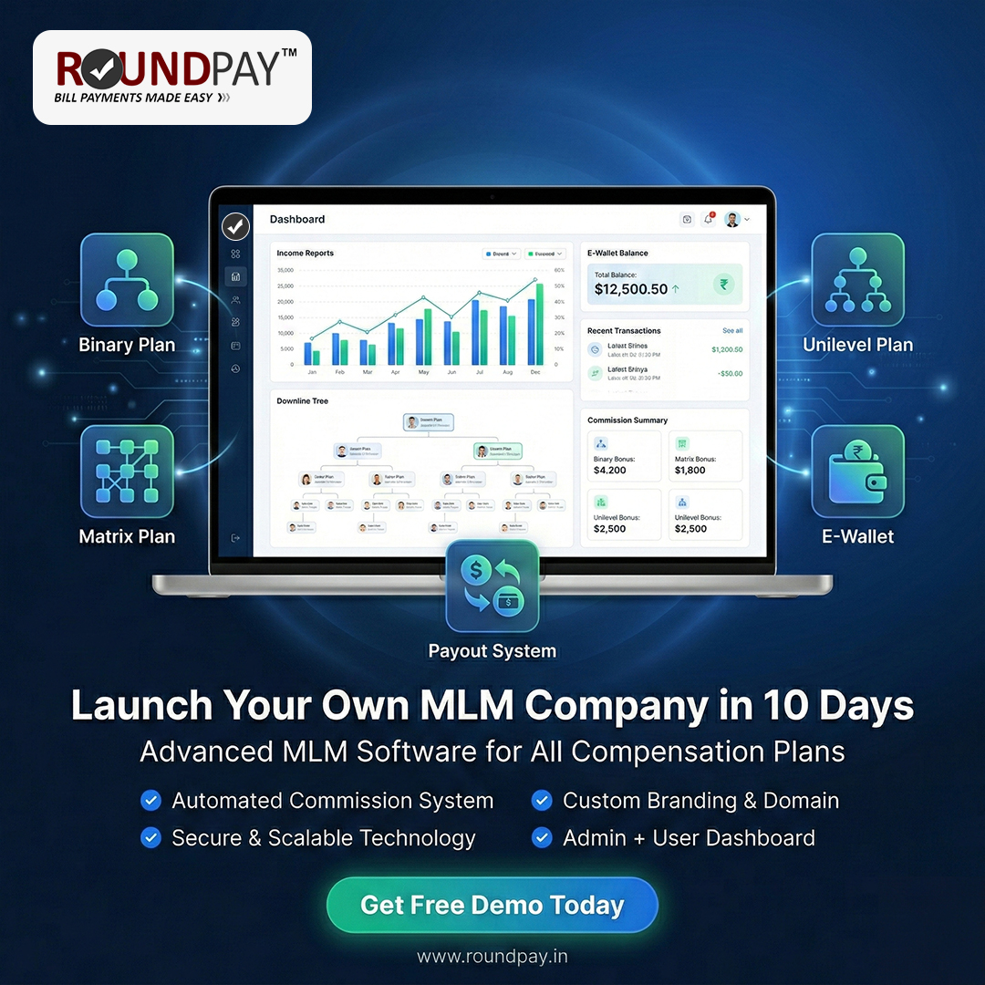 RoundPay Facebook ad: Launch Your Own MLM Business in 10 Days