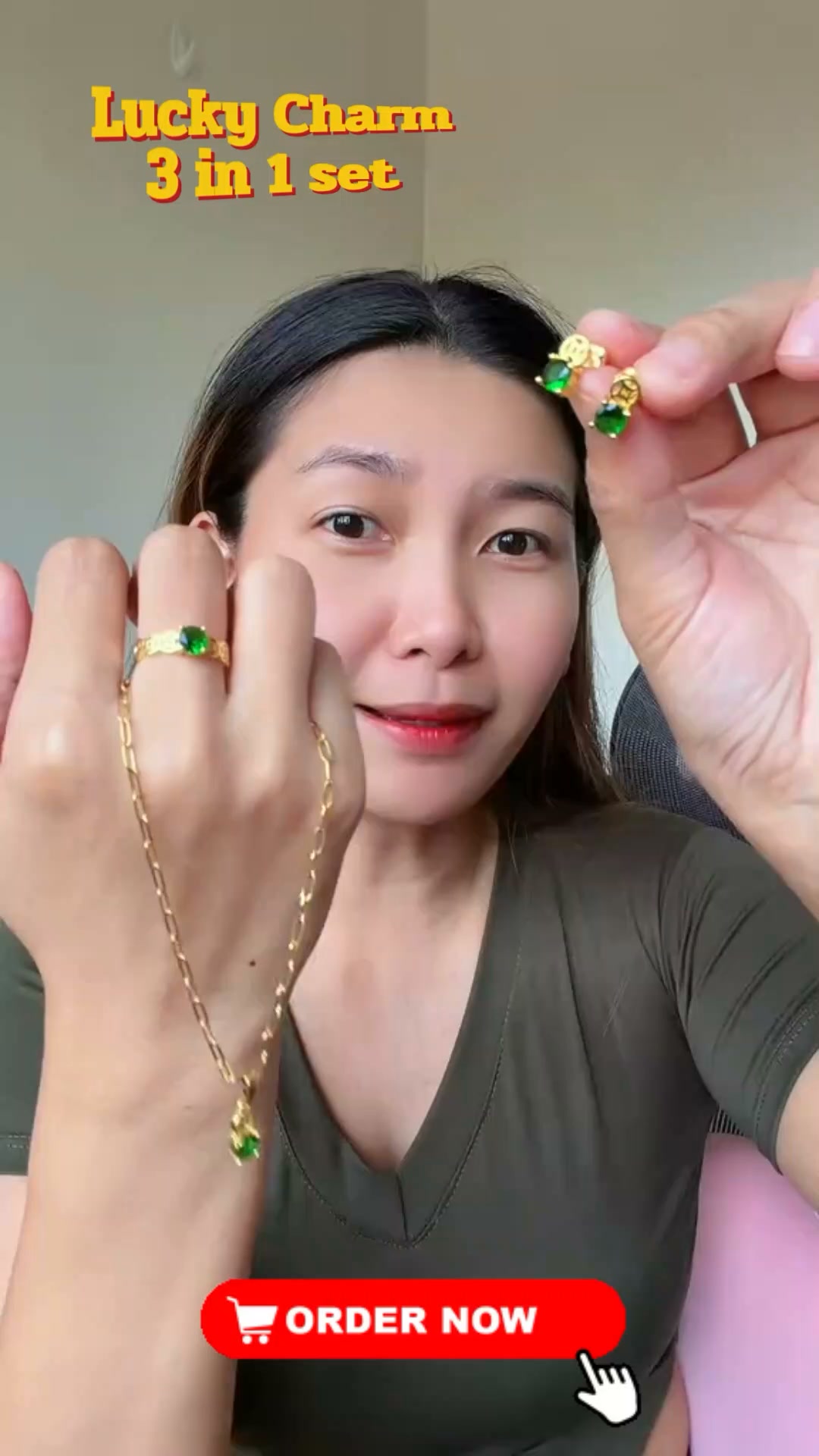 Lucky Aura Facebook ad: Your Birthstone, Your Elegant Style