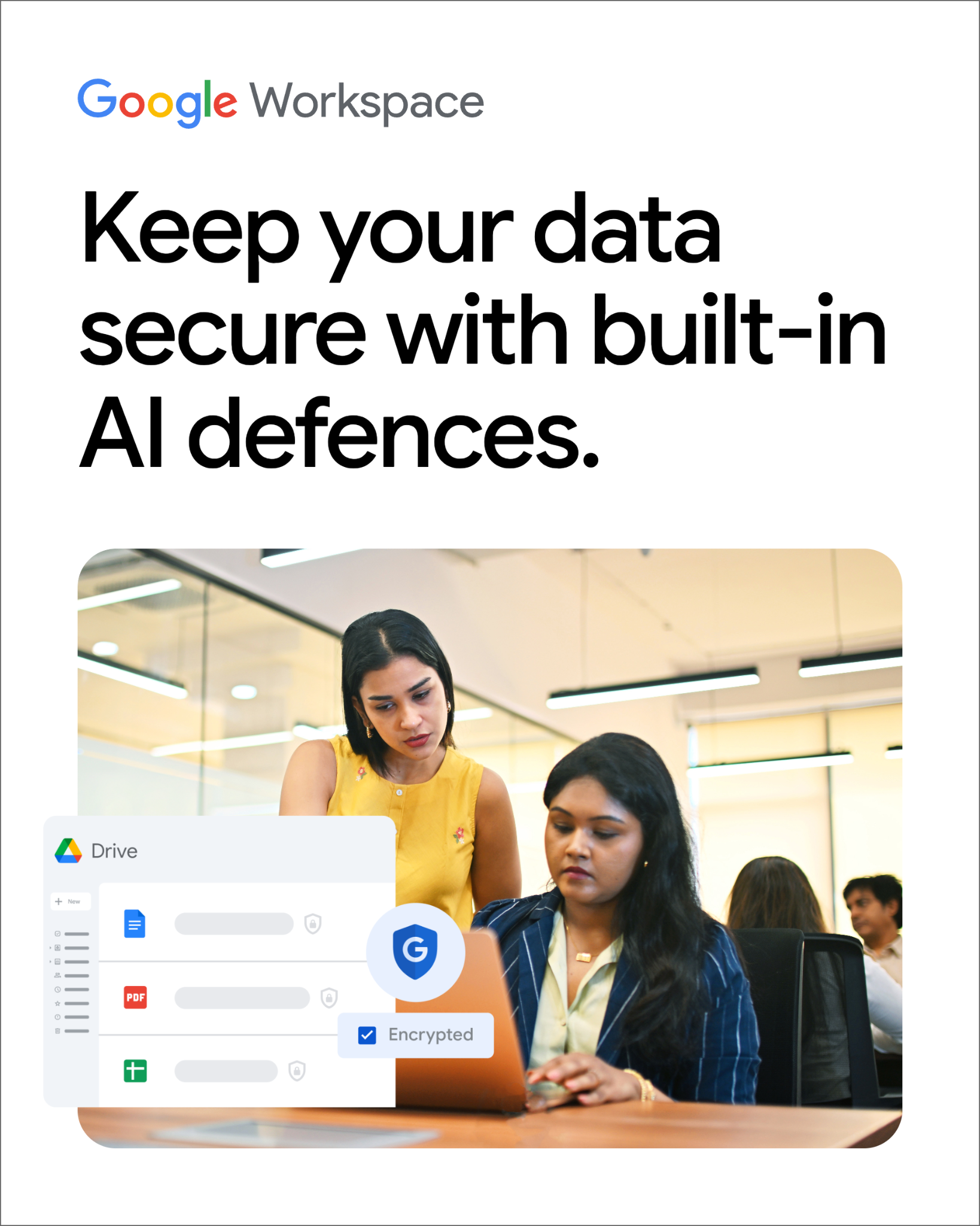 Google Workspace Facebook ad