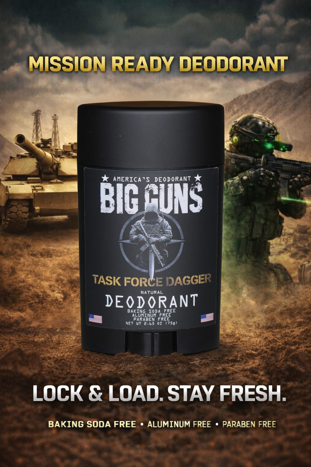 Big Guns USA Facebook ad from Apr 1, 2026