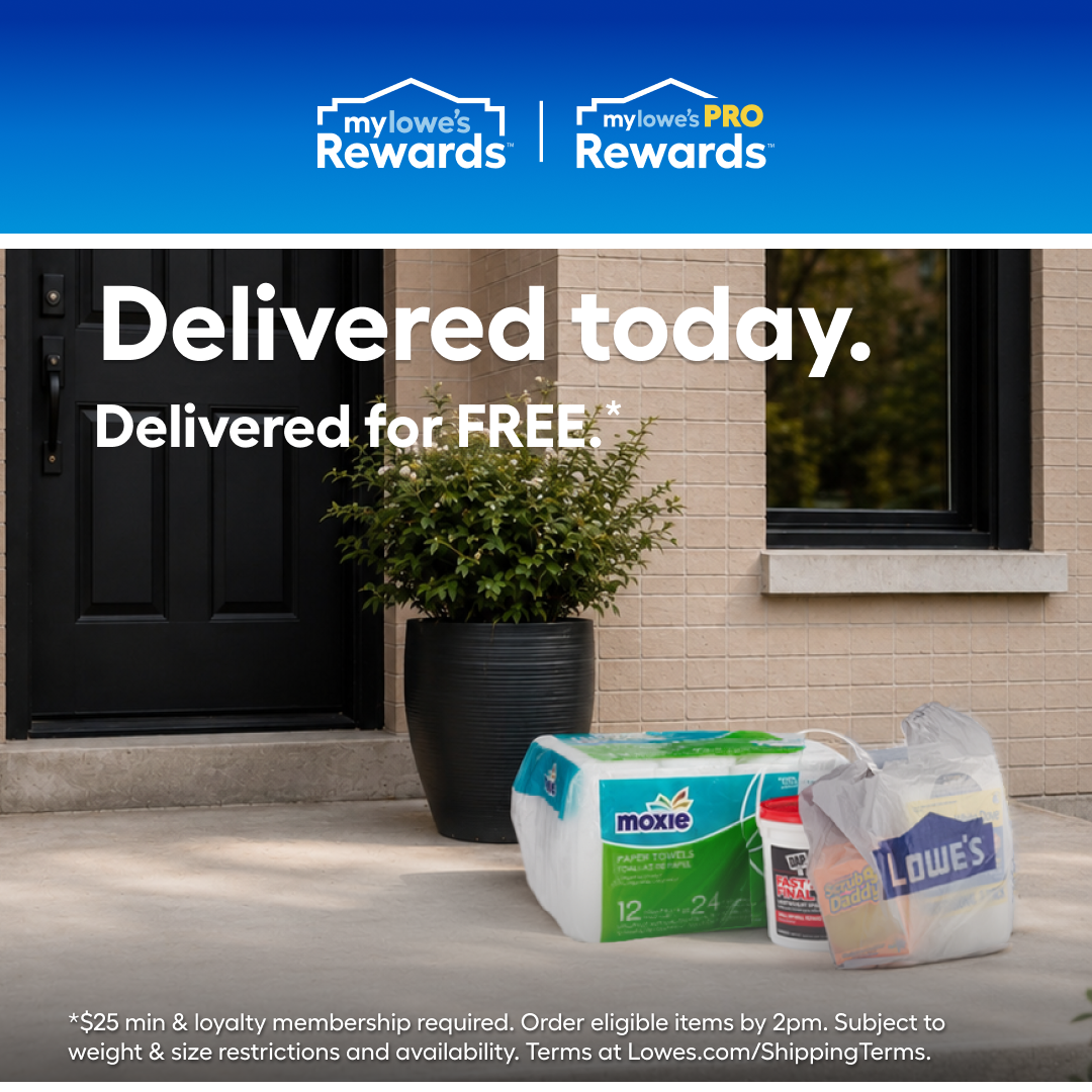 Lowe's Home Improvement Facebook ad: Store run? We got you.