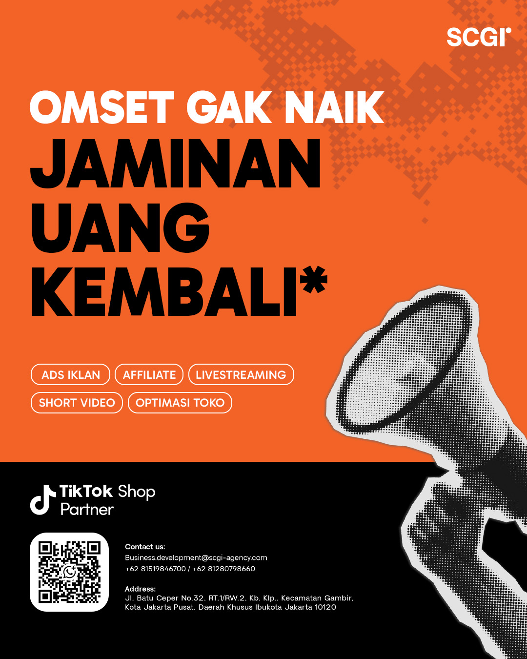 SCGI Agency Facebook ad: Capek keluar budget iklan tapi penjualan segitu-gitu aja?