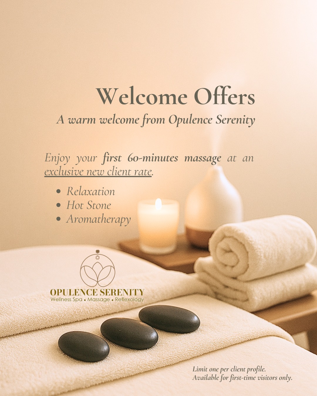 Opulence Serenity Wellness Spa, Massage & Reflexology Facebook ad