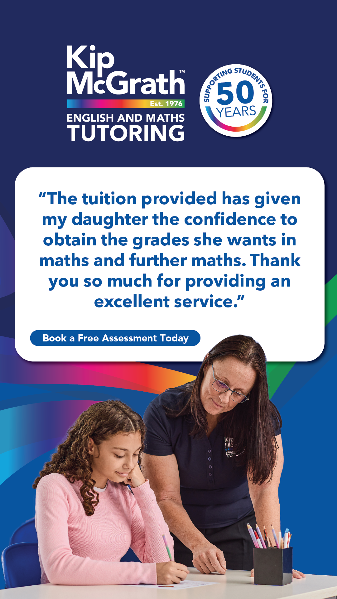 Kip McGrath Education Centres Australia Facebook ad