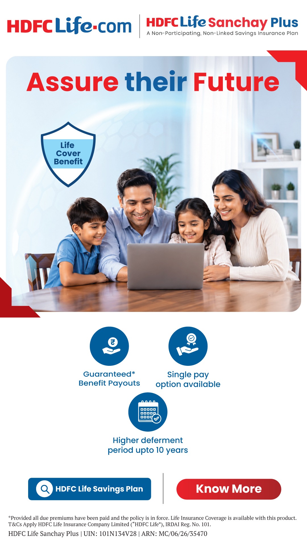 HDFC Life Facebook ad