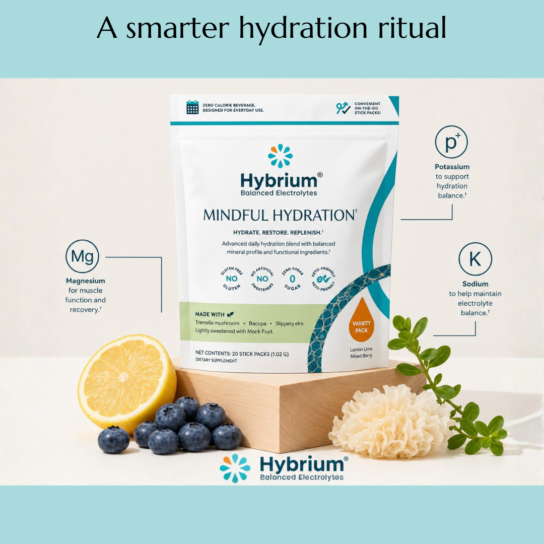 Hybrium Balanced Electrolytes Facebook ad: Not all electrolytes are created equal