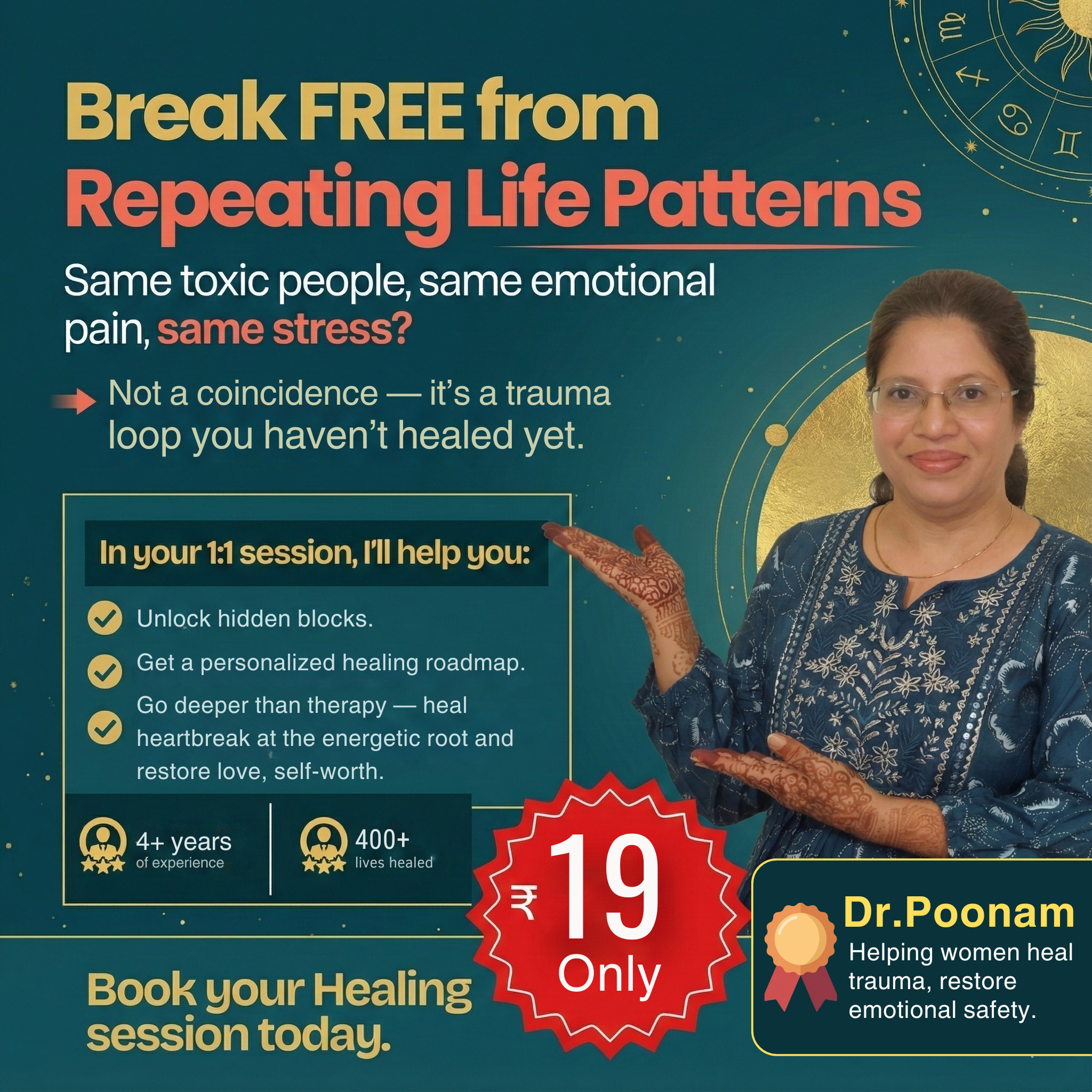 Awakeningwithdrpoonam Facebook ad: Chat with us
