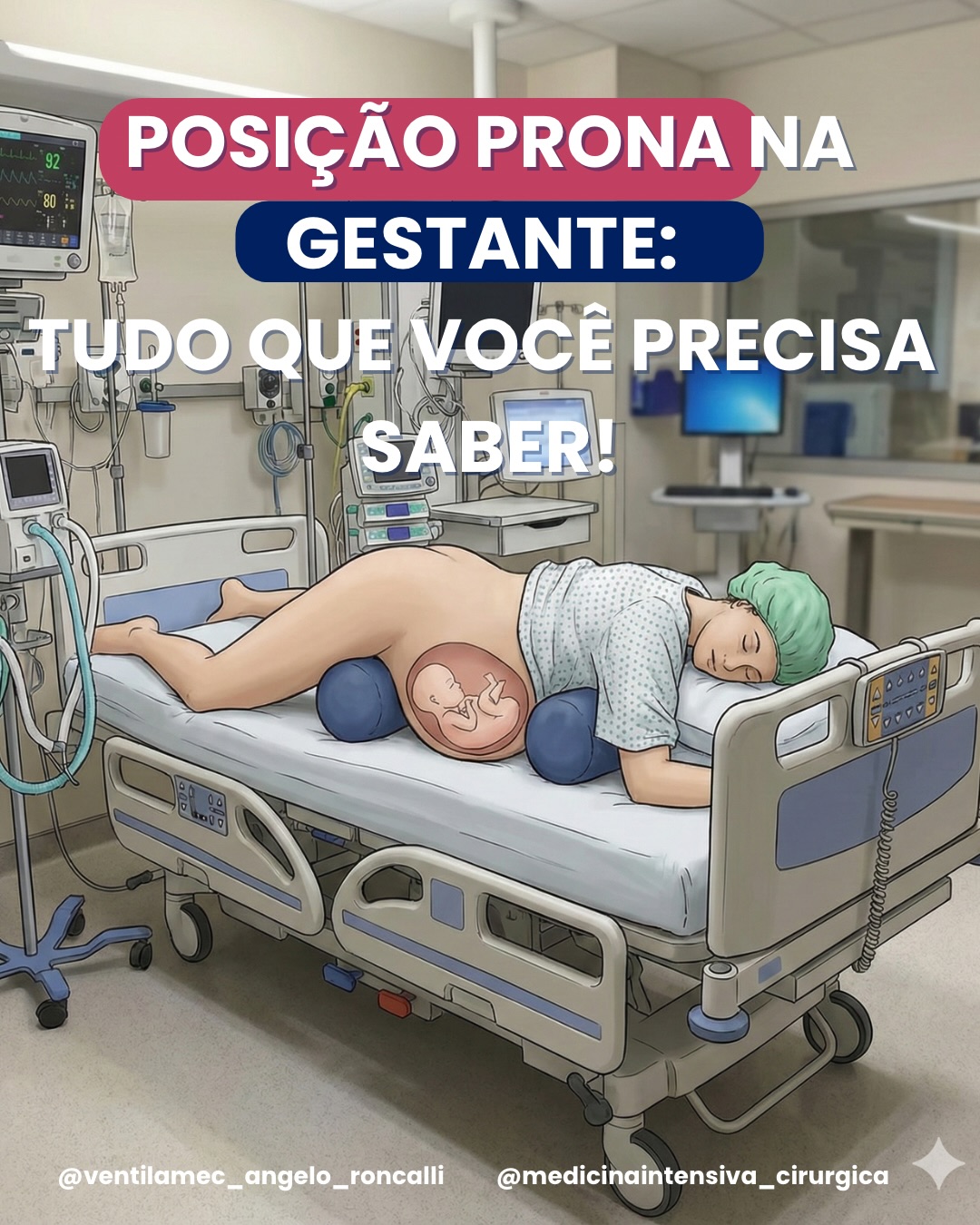 Medicina Intensiva cirúrgica Facebook ad: Prona em gestante não é proibido por definição.