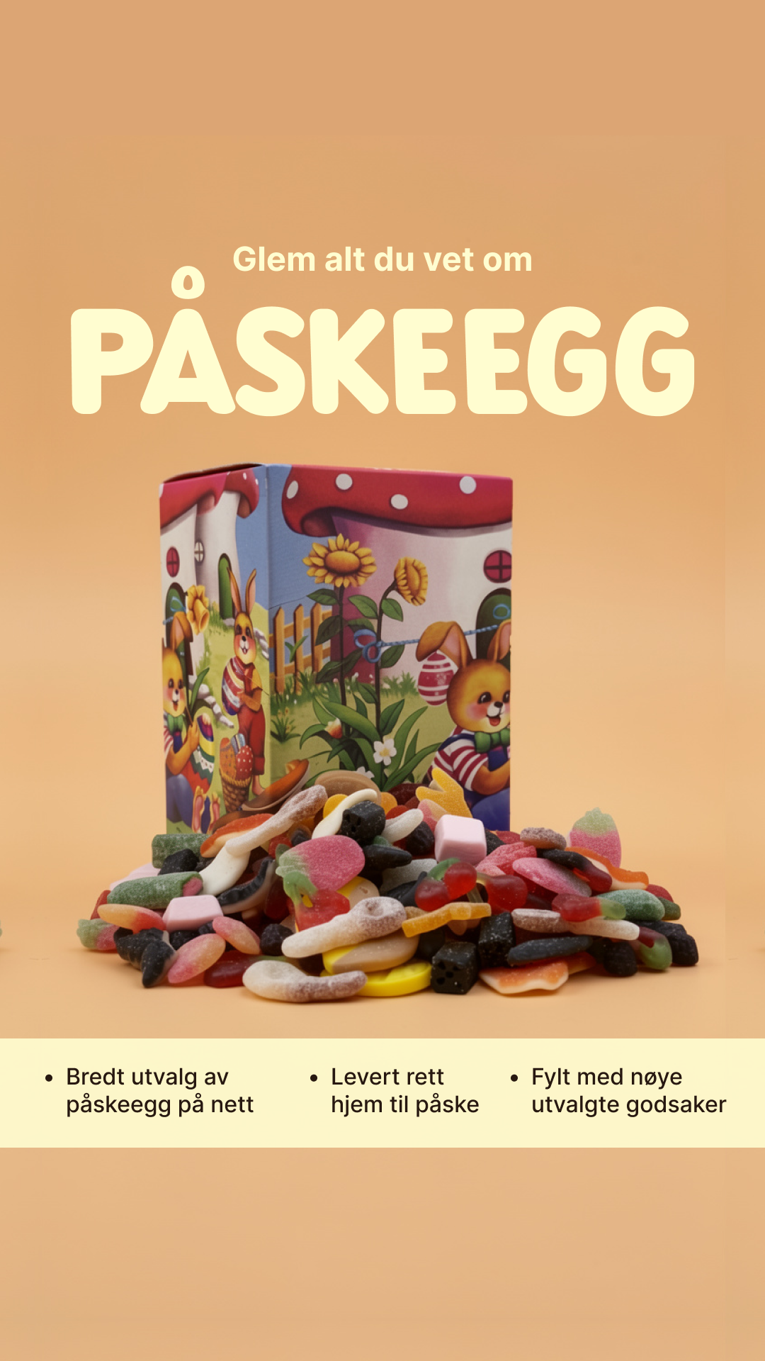 Spekebua Facebook ad: Påsketilbud- opptil 70% rabatt!
