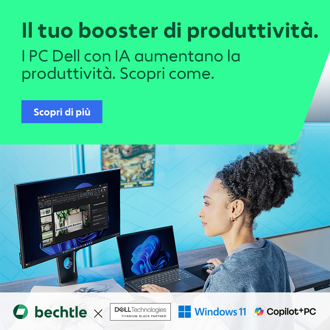 Bechtle Facebook ad: Vantaggi dell'IA integrata.