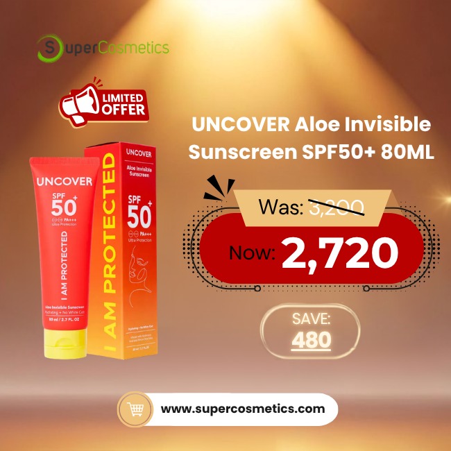Super Cosmetics Facebook ad: Your July Glow up starts here!