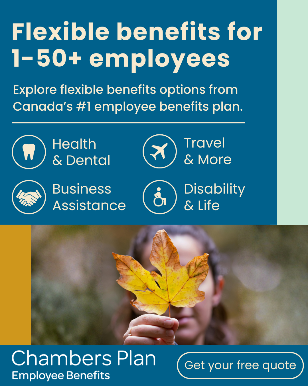 Chambers of Commerce Group Insurance Plan Facebook ad