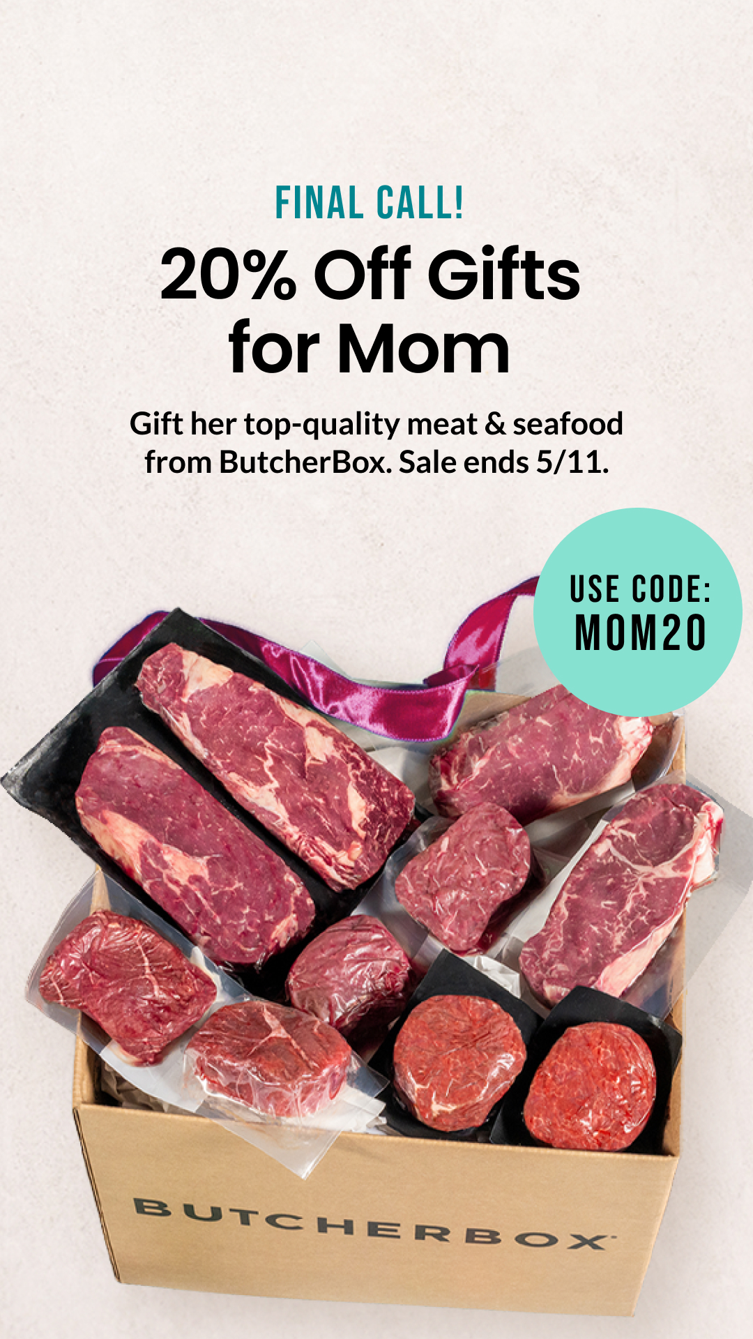 ButcherBox Facebook ad