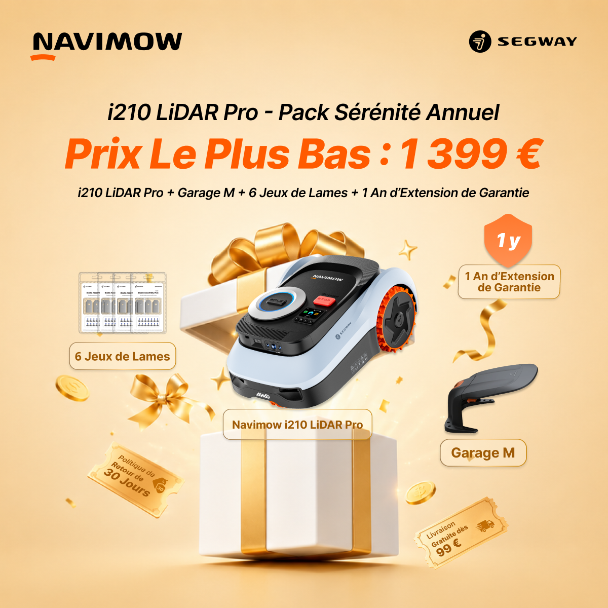 Segway Navimow FR Facebook ad