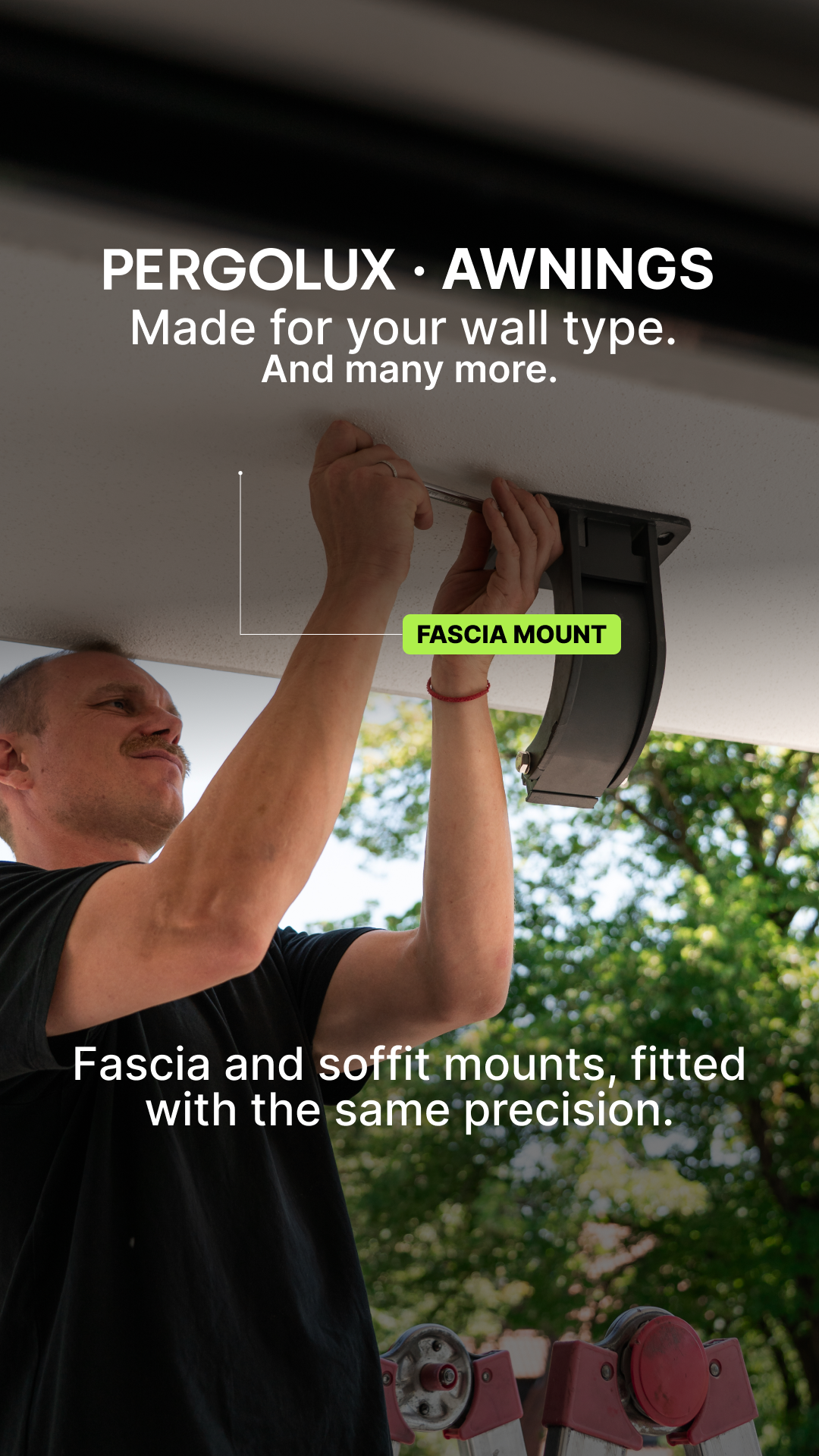 pergolux.au Facebook ad: Meet Smarter Outdoor Shade