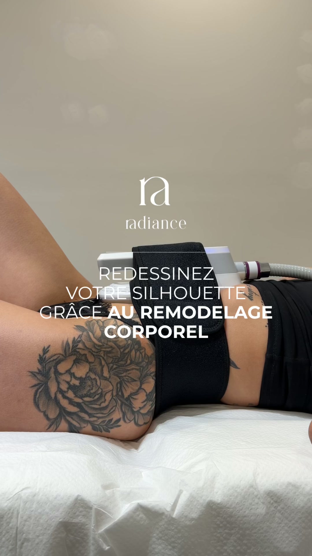 Radiance Médico-Esthétique Facebook ad: Remodelage corporel sans chirurgie