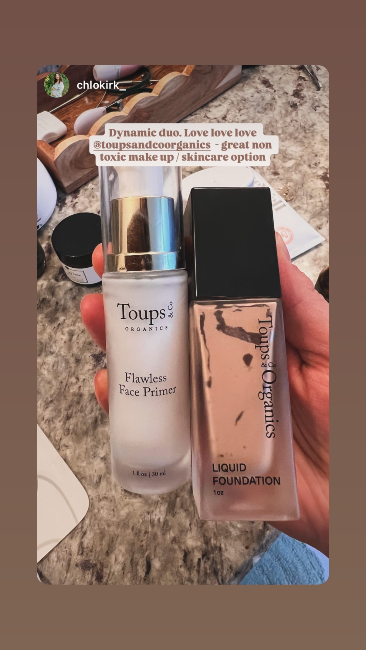 Toups and Co Organics Facebook ad
