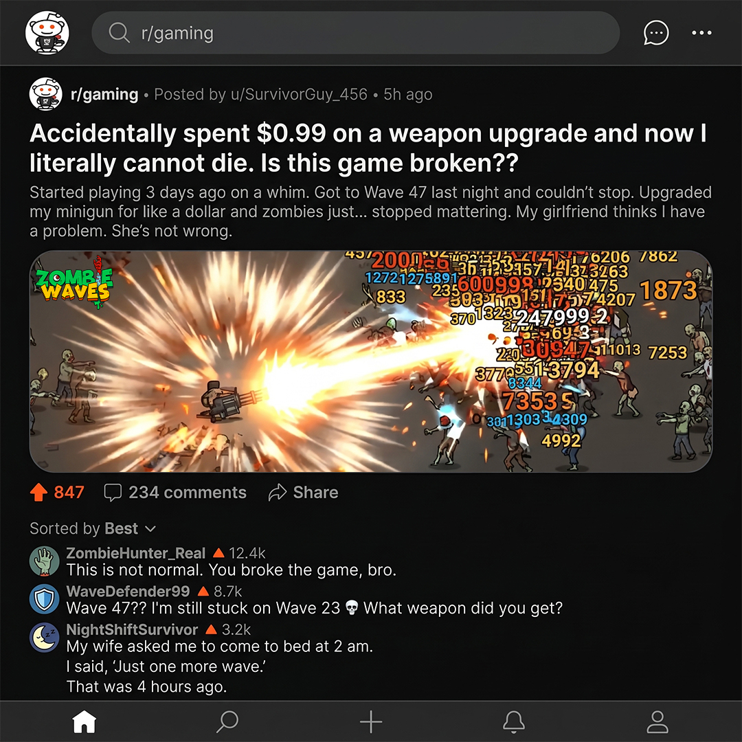 ZW-Shooting Game Facebook ad: Play now and release stress