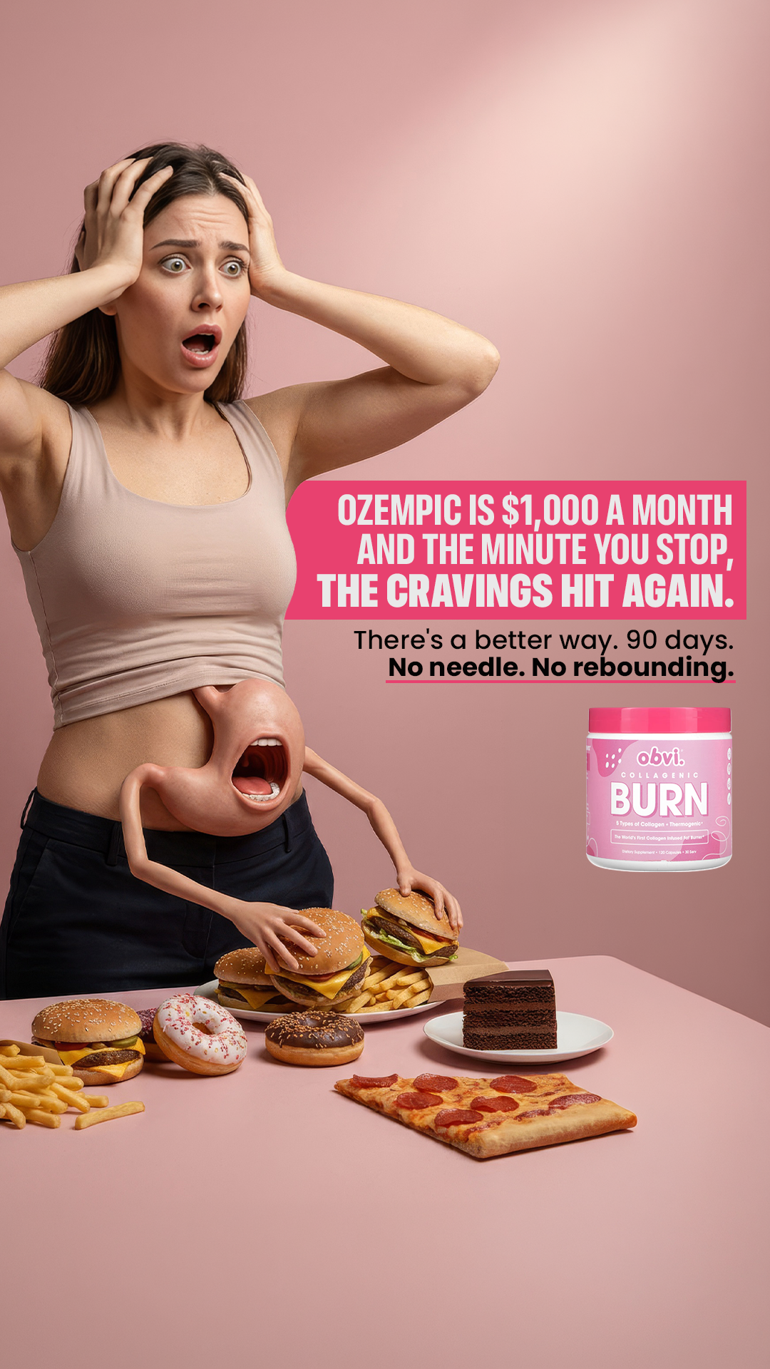 Obvi Health Facebook ad