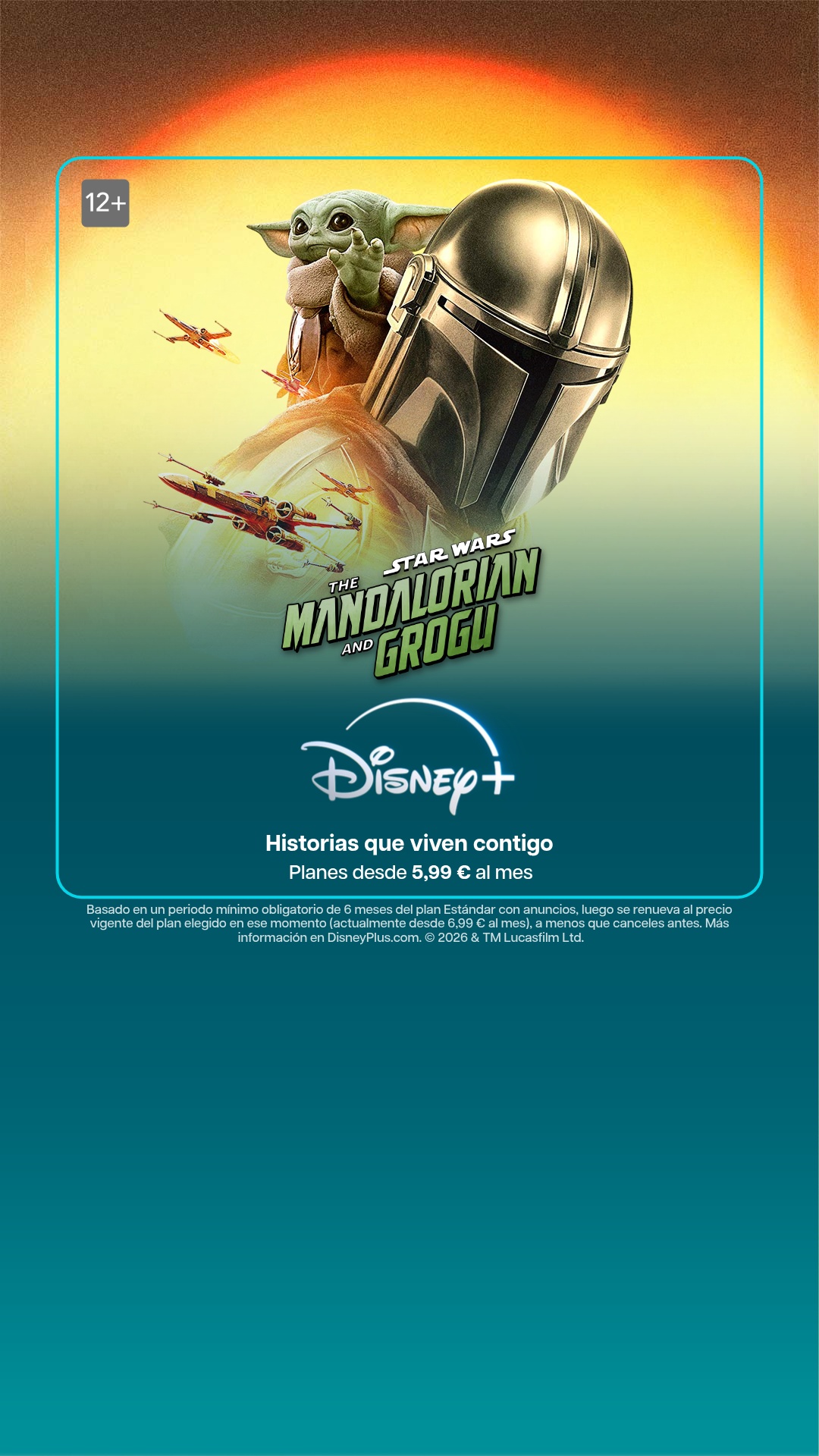 Disney+ Facebook ad: Suscríbete a Disney+