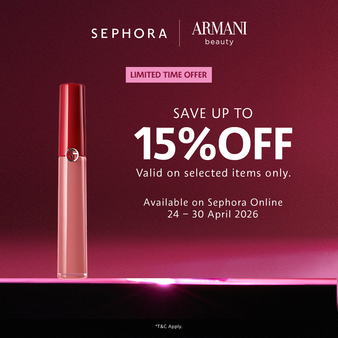 Armani beauty Facebook ad